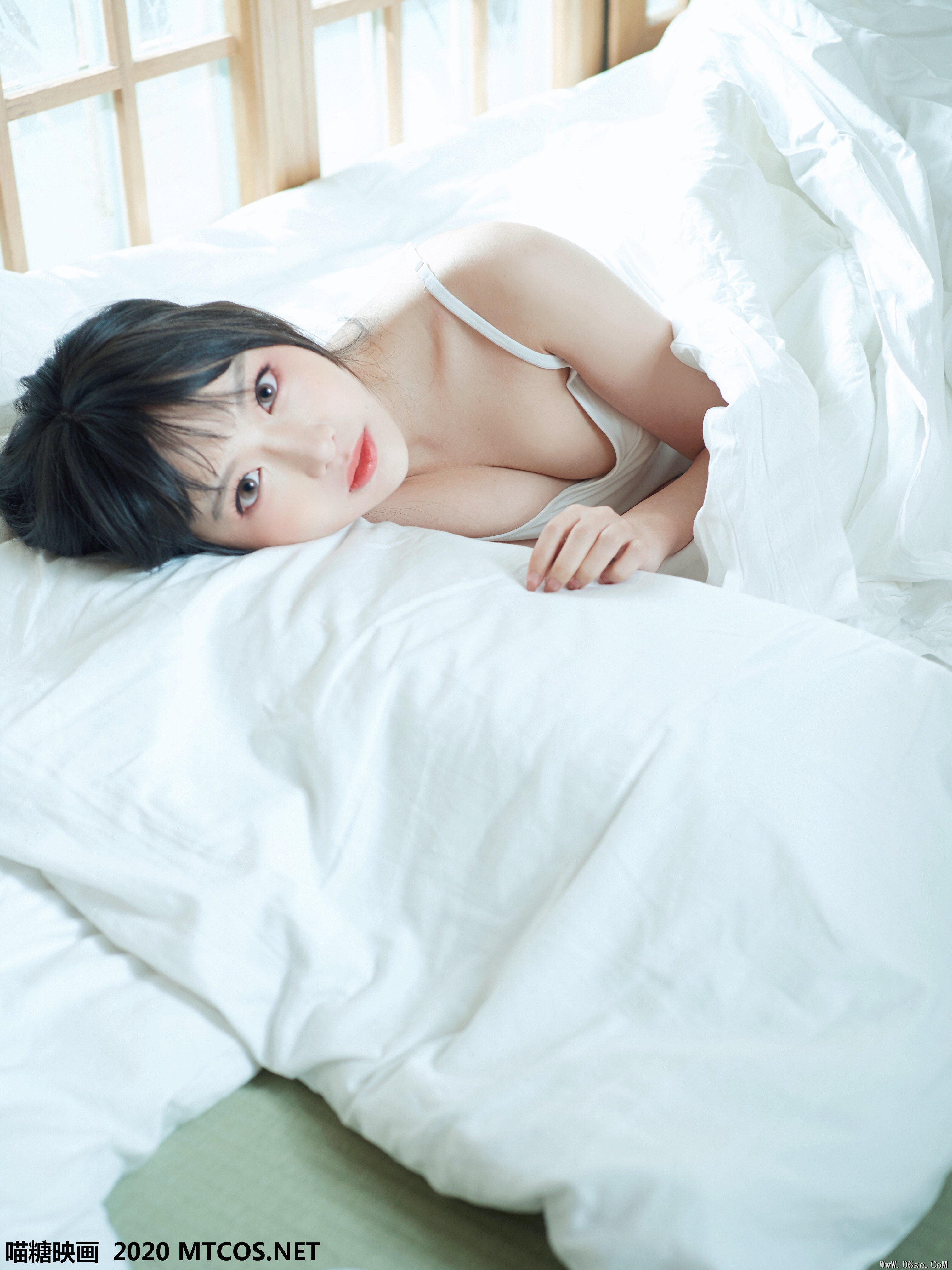 图片[3]-喵糖映画 VOL.143 日系白T私房[35P／180M]-六色网