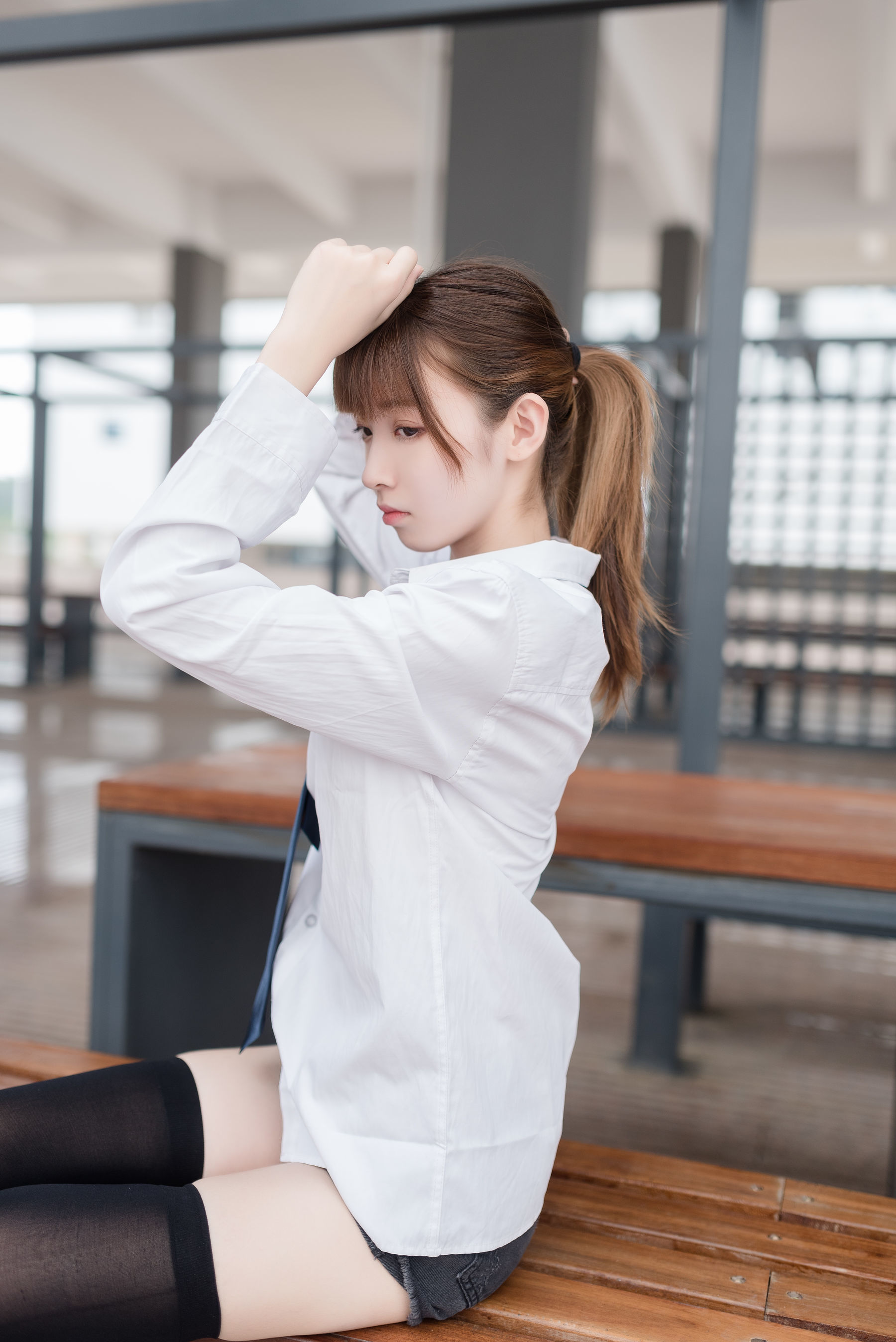 图片[45]-喵糖映画 VOL.431 热裤女孩 [49P]-六色网