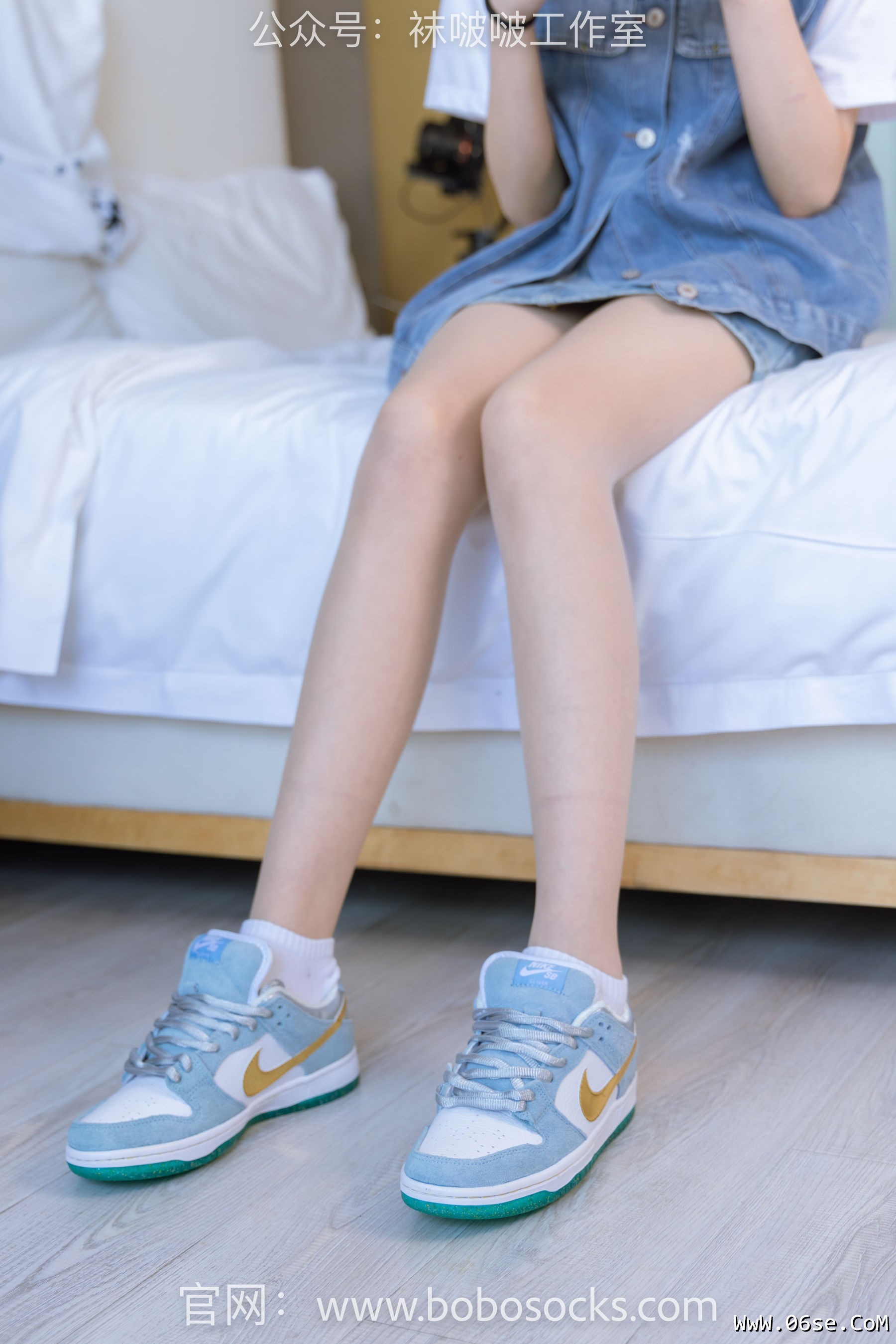 图片[86]-BoBoSocks袜啵啵 No.123 小甜豆-板鞋、白棉袜、肉丝[140P]-六色网
