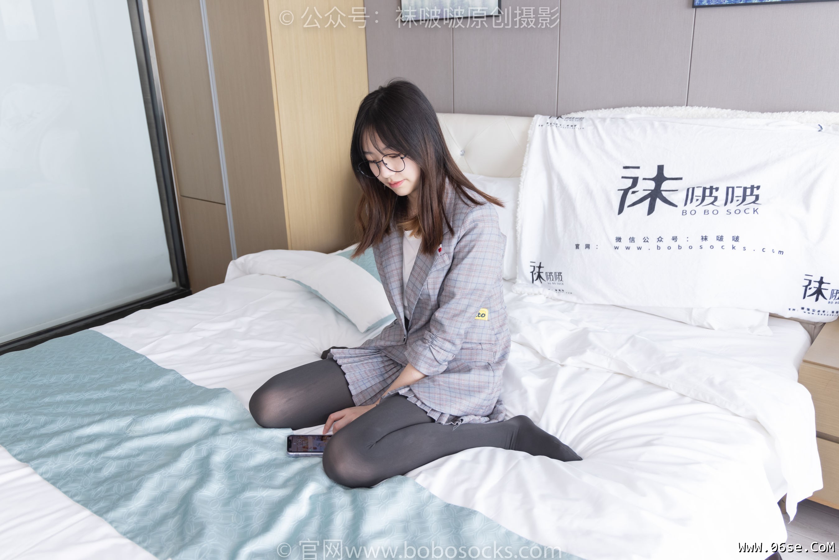 图片[138]-BoBoSocks袜啵啵 No.210 小甜豆 -皮鞋、厚灰丝、ol装[140P]-六色网