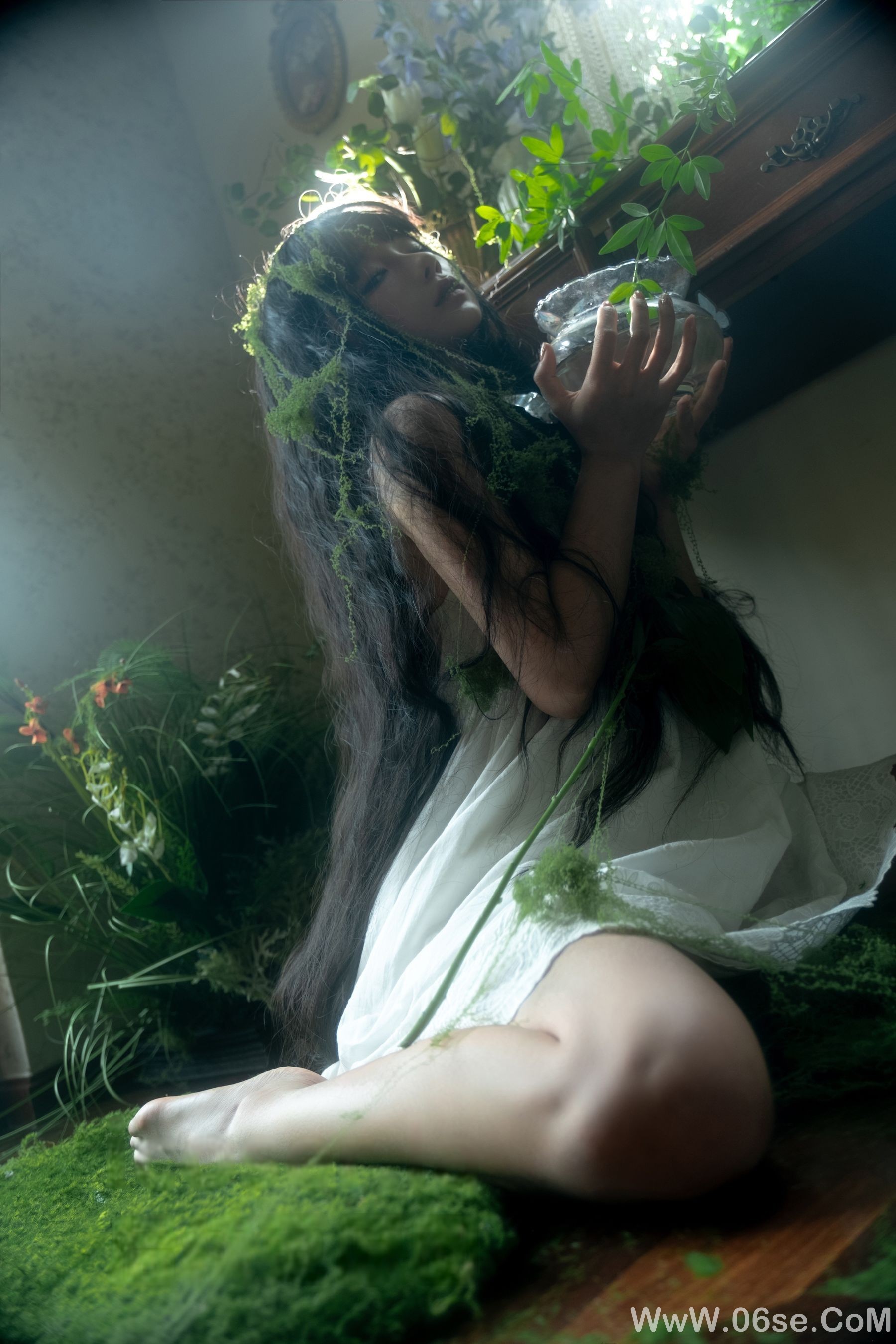 图片[9]-动漫博主蠢沫沫 – 白吊带[36P]-六色网