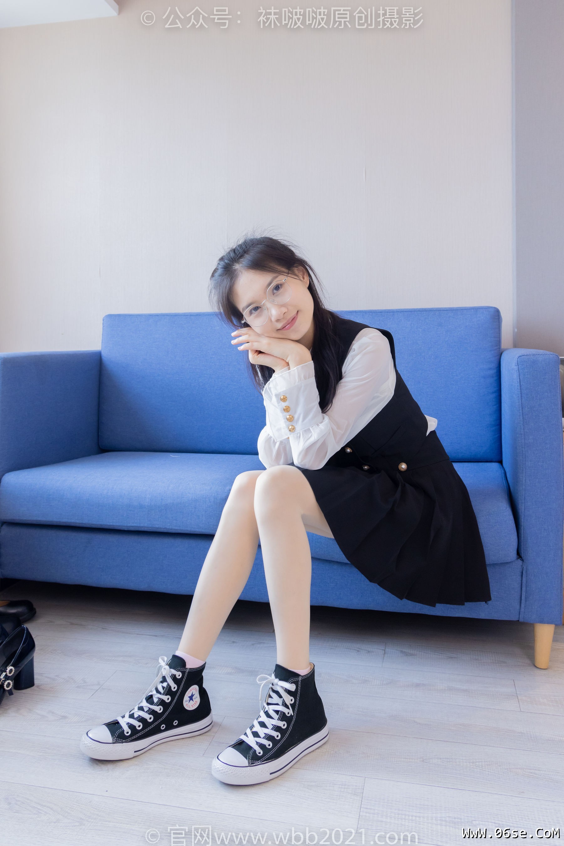 图片[134]-BoBoSocks袜啵啵 No.431 芝士 -高跟鞋、板鞋、黑棉袜、粉棉袜、油亮肉丝[140P]-六色网