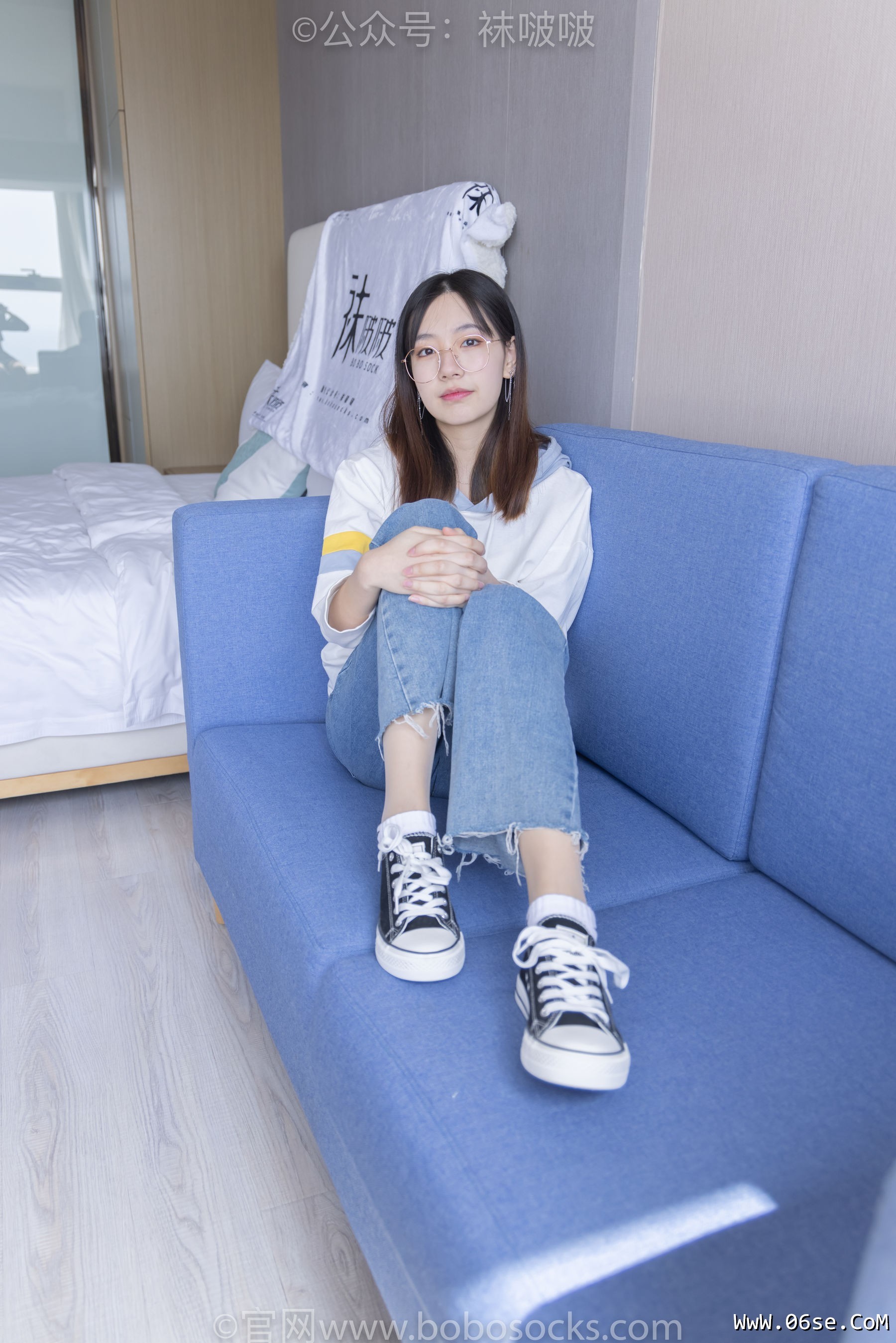 图片[34]-BoBoSocks袜啵啵 No.080 小甜豆-帆布鞋、白棉袜、肉丝[140P]-六色网