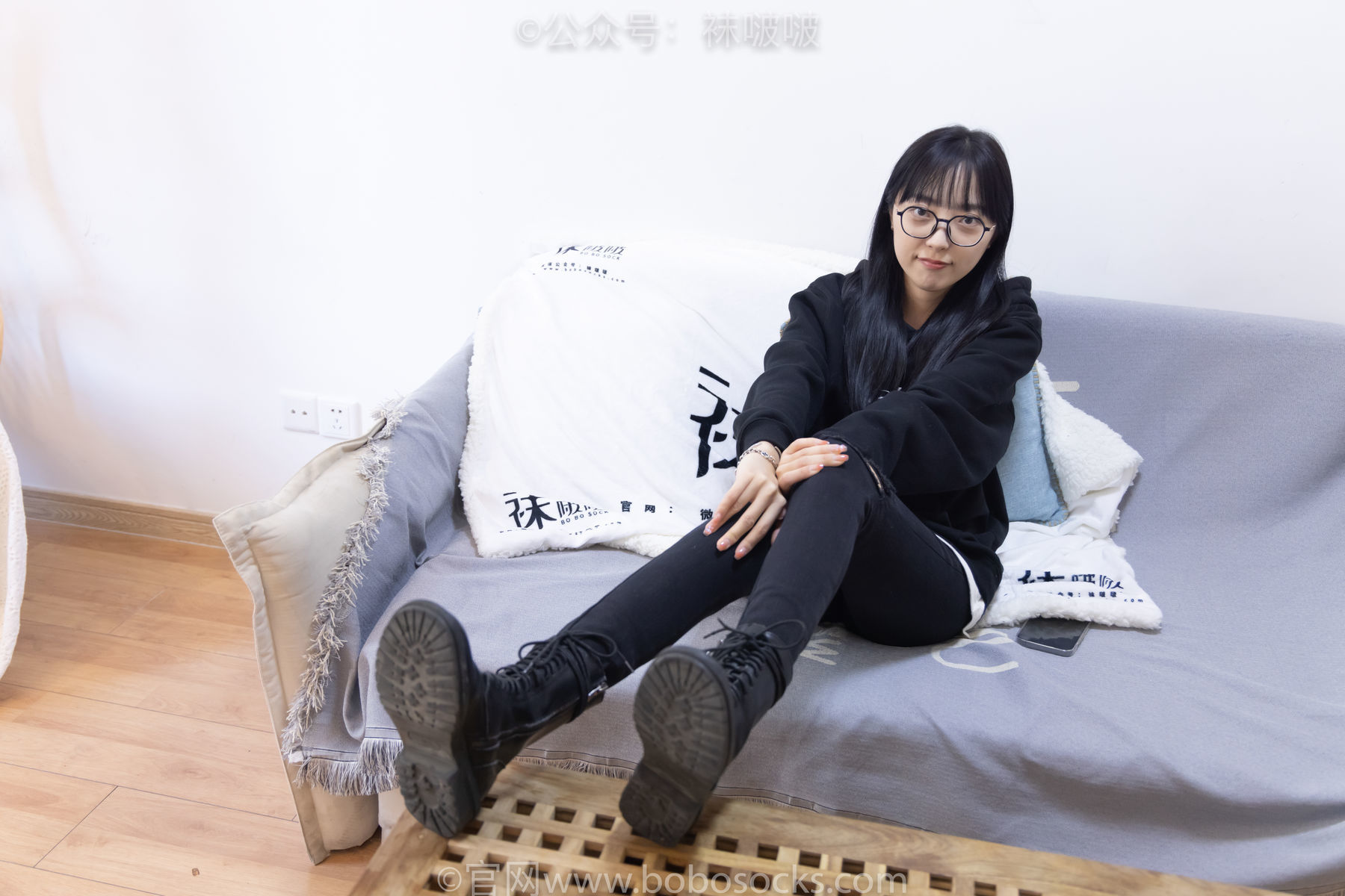 图片[36]-BoBoSocks袜啵啵 No.061 稚予-短靴、白棉袜、裸足[145P]-六色网