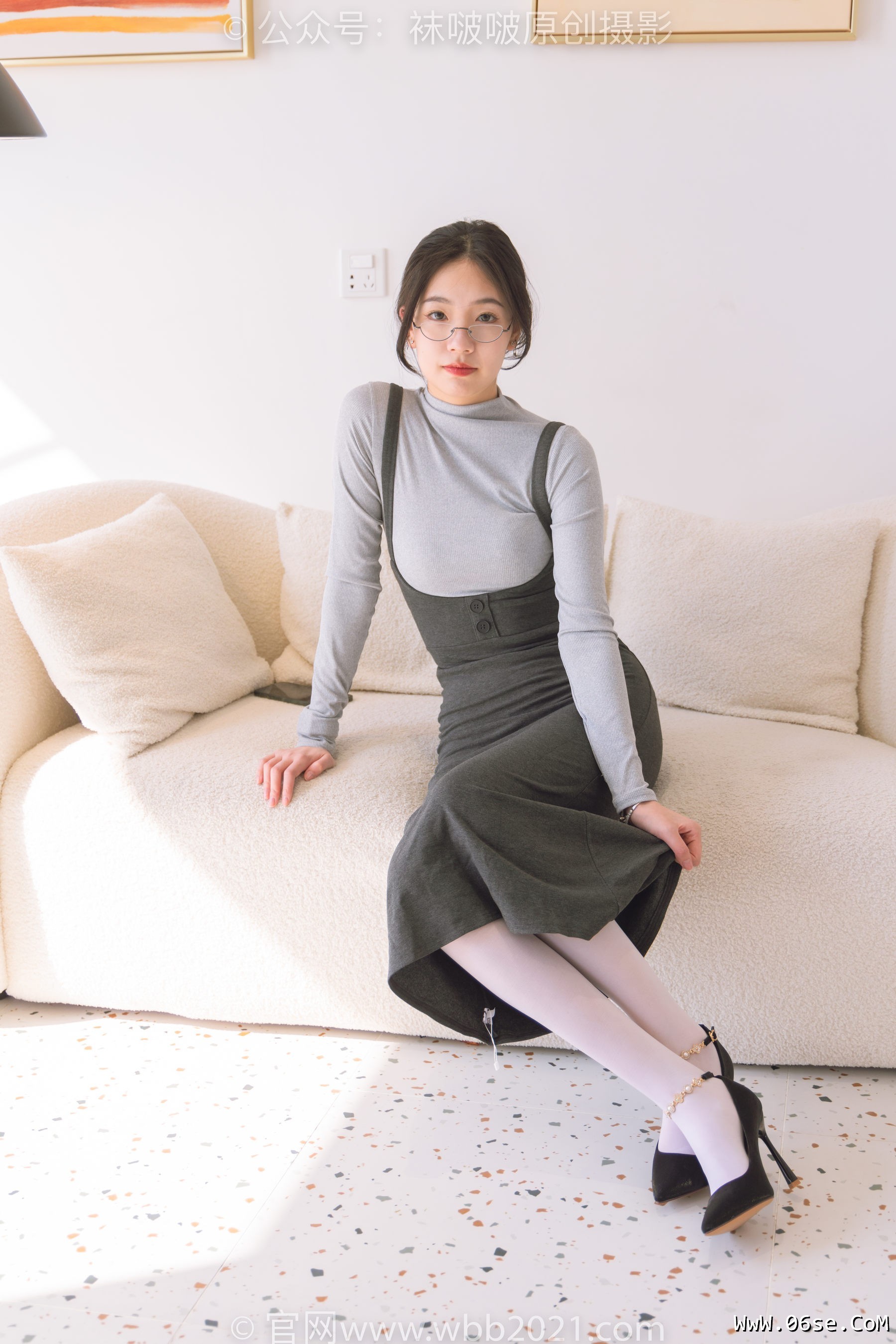 图片[69]-BoBoSocks袜啵啵 No.242 小甜豆-高跟鞋、厚白丝[140P]-六色网