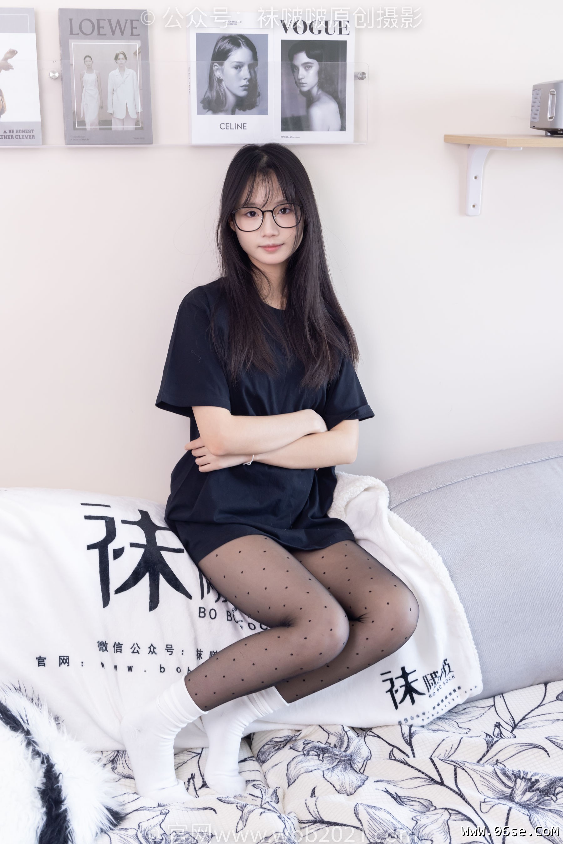 图片[106]-BoBoSocks袜啵啵 No.418 甜甜圈 – 板鞋、白棉袜、波点黑丝[145P]-六色网