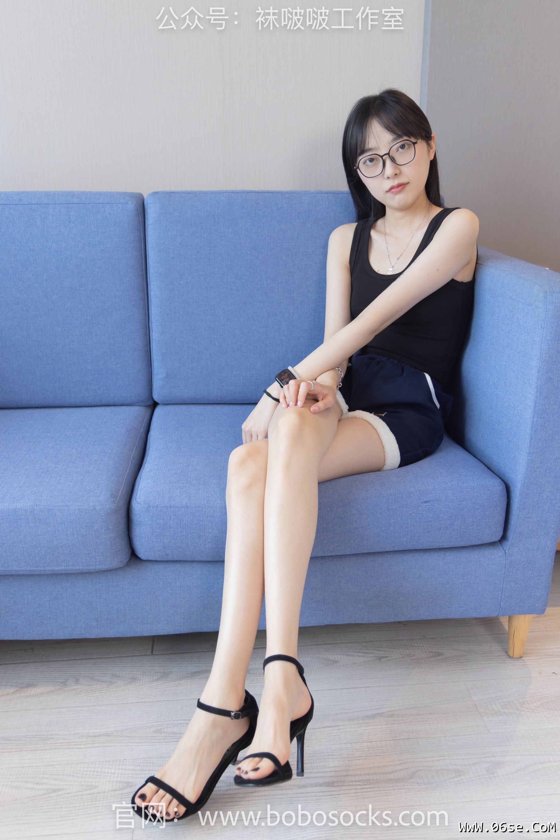 图片[39]-BoBoSocks袜啵啵 No.109 稚予-高跟鞋、裸足、裸足涂黑色指甲油剧情[140P]-六色网