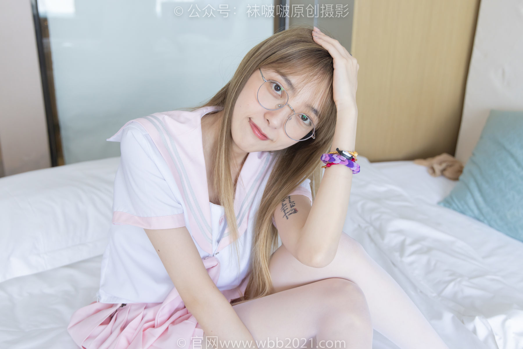 图片[67]-BoBoSocks袜啵啵 No.238 稚予-皮鞋、白丝、JK制服[153P]-六色网