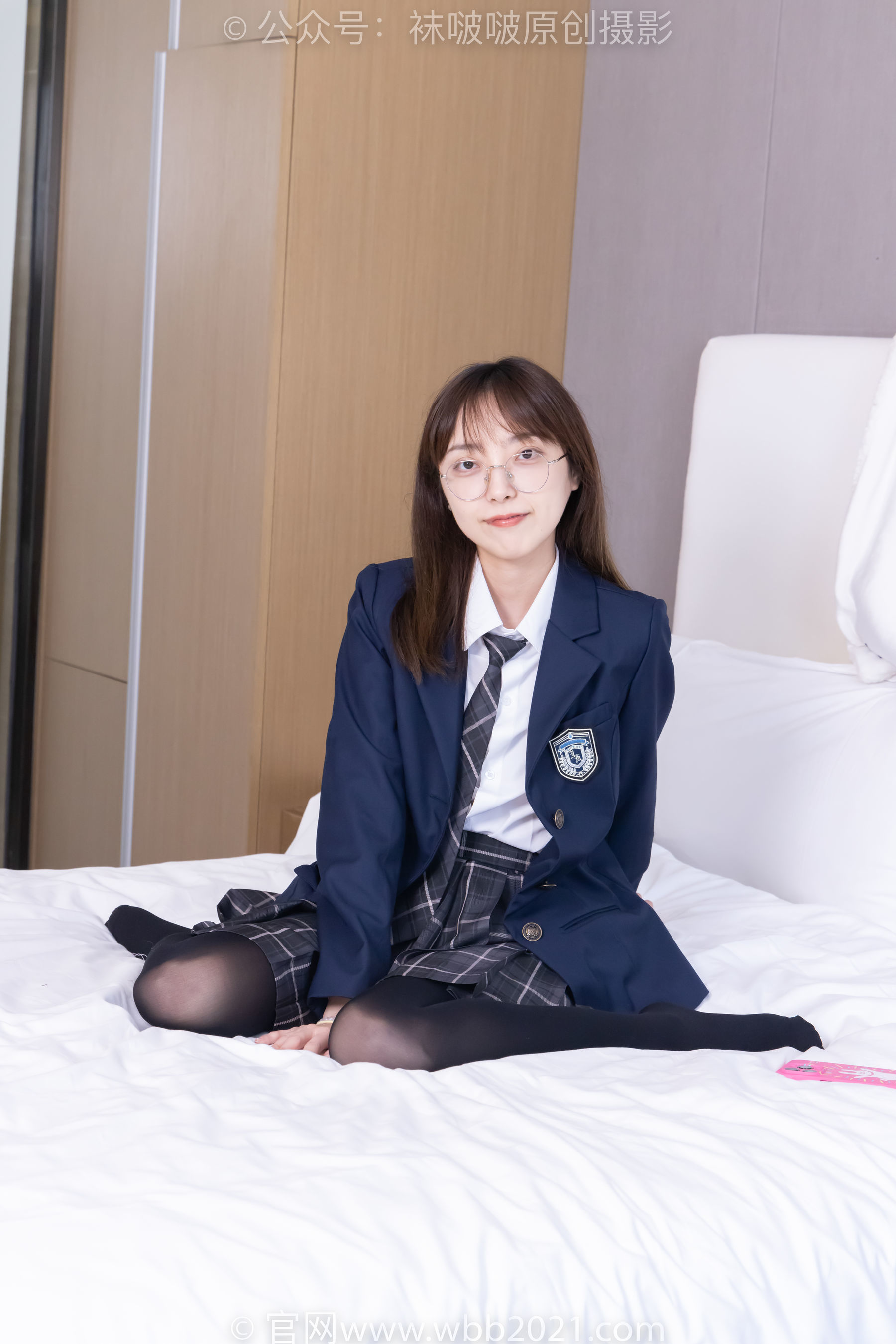 图片[173]-BoBoSocks袜啵啵 No.432 稚予 -皮鞋、厚黑丝、jk制服[184P]-六色网