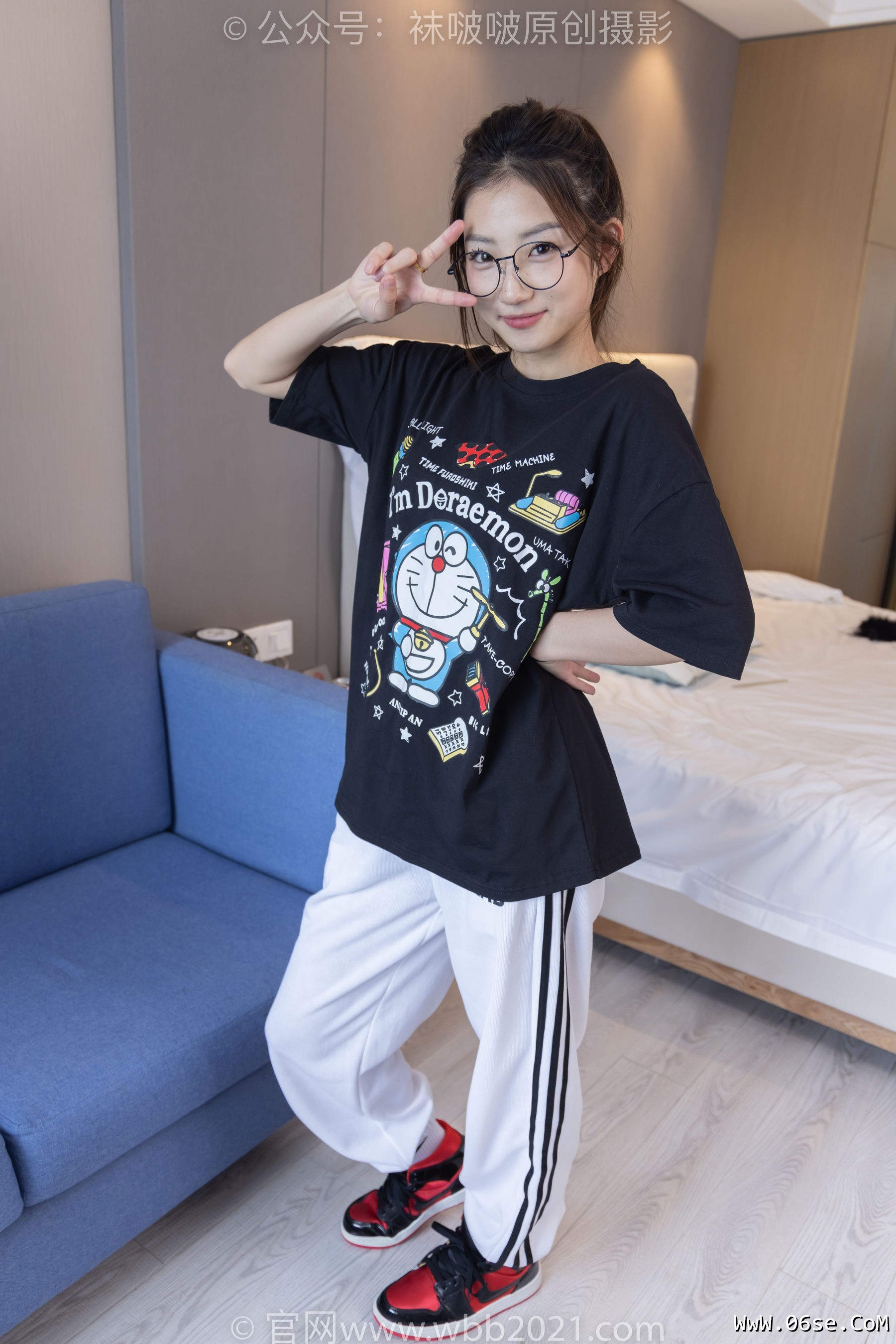图片[76]-BoBoSocks袜啵啵 No.382 小沫 -板鞋、白棉袜[143P]-六色网