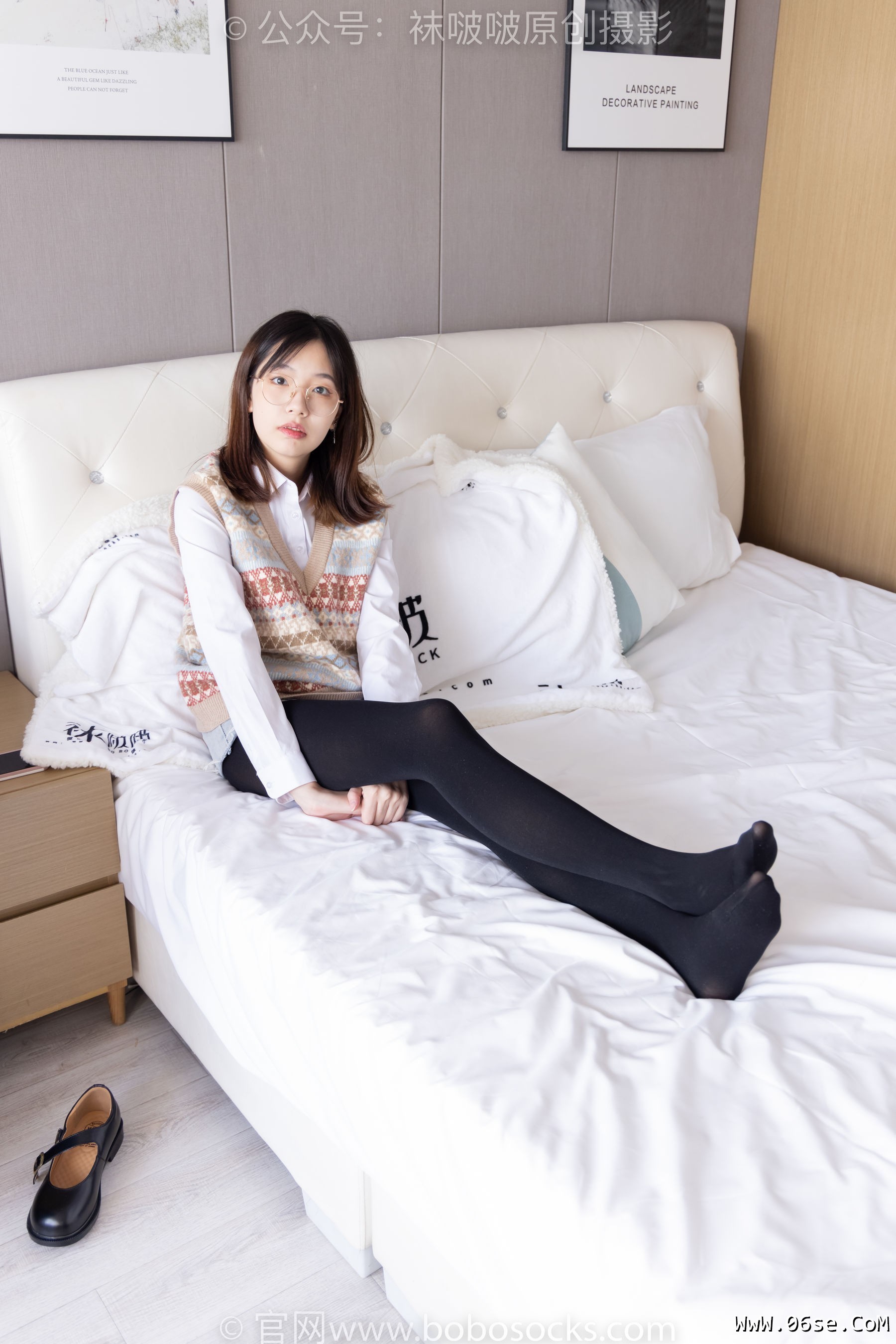 图片[74]-BoBoSocks袜啵啵 No.169 小甜豆-黑皮鞋、厚黑丝、厚肉丝[145P]-六色网