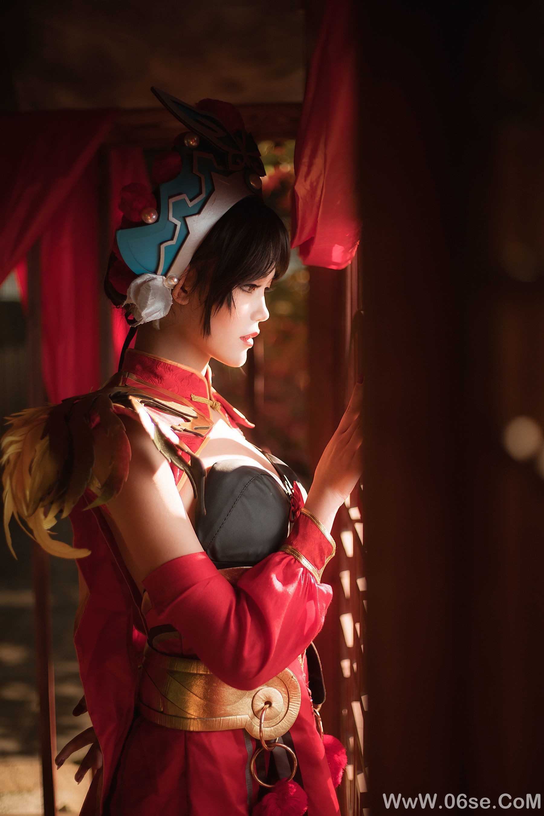 图片[4]-人气coser戚顾儿MIKI 王者荣耀 虞姬[11P]-六色网