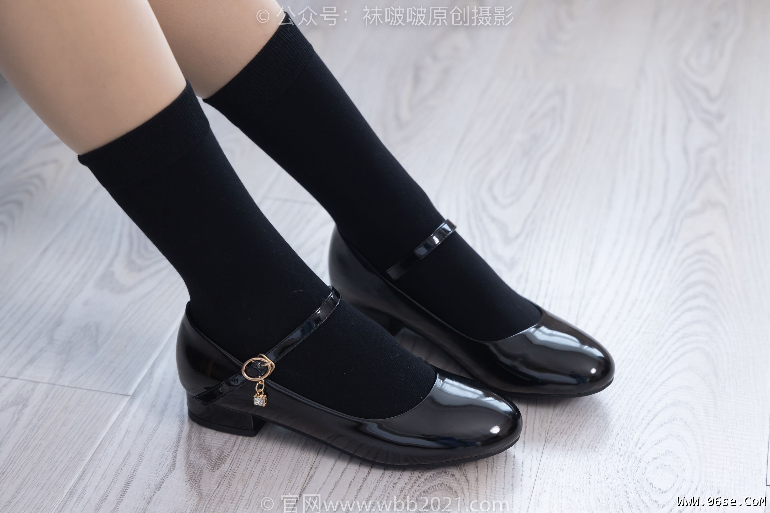 图片[56]-BoBoSocks袜啵啵 No.324 奶油 -高跟鞋、皮鞋、黑棉袜、油亮肉丝[140P]-六色网