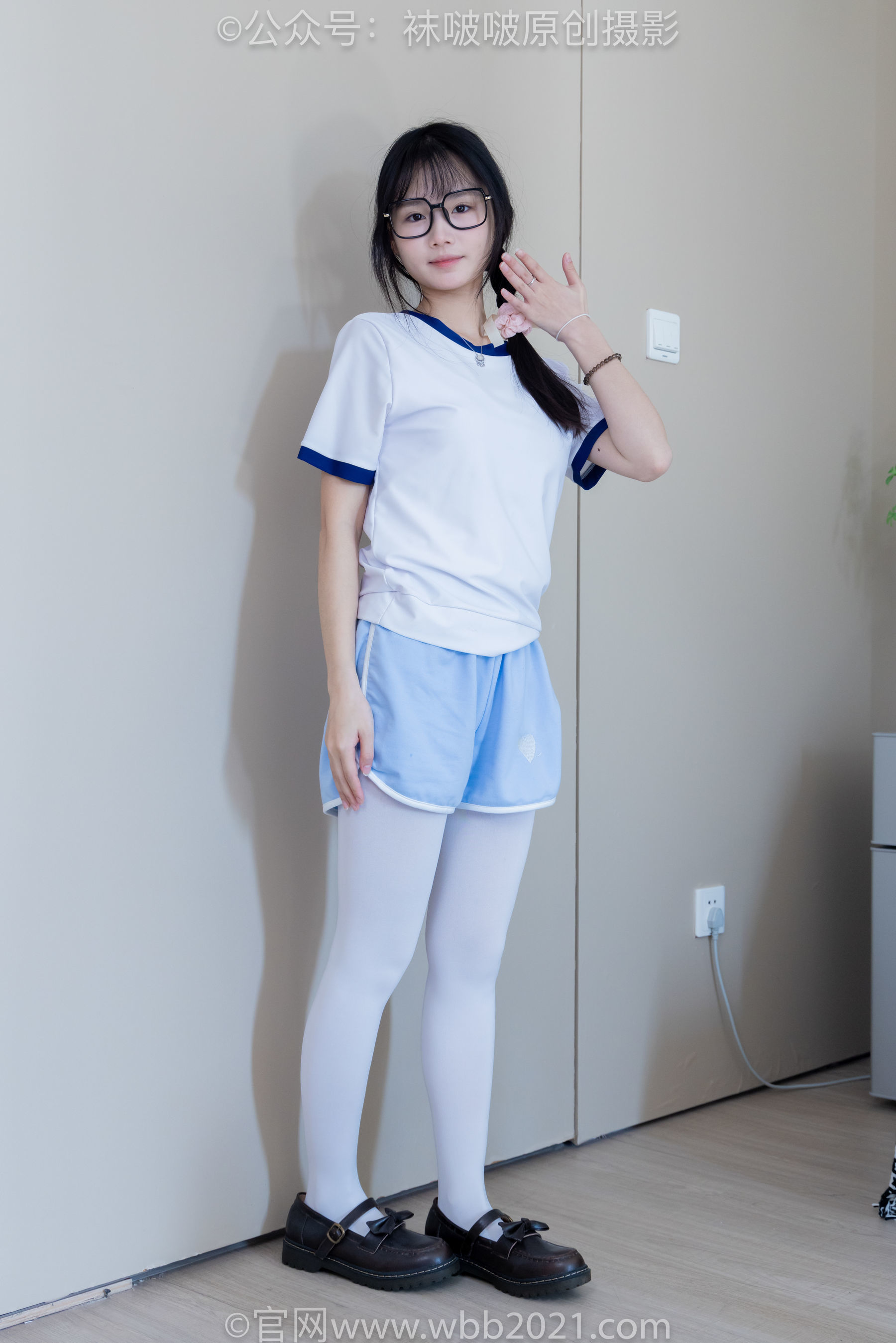 图片[113]-BoBoSocks袜啵啵 No.325 甜甜圈 -皮鞋、厚白丝[145P]-六色网