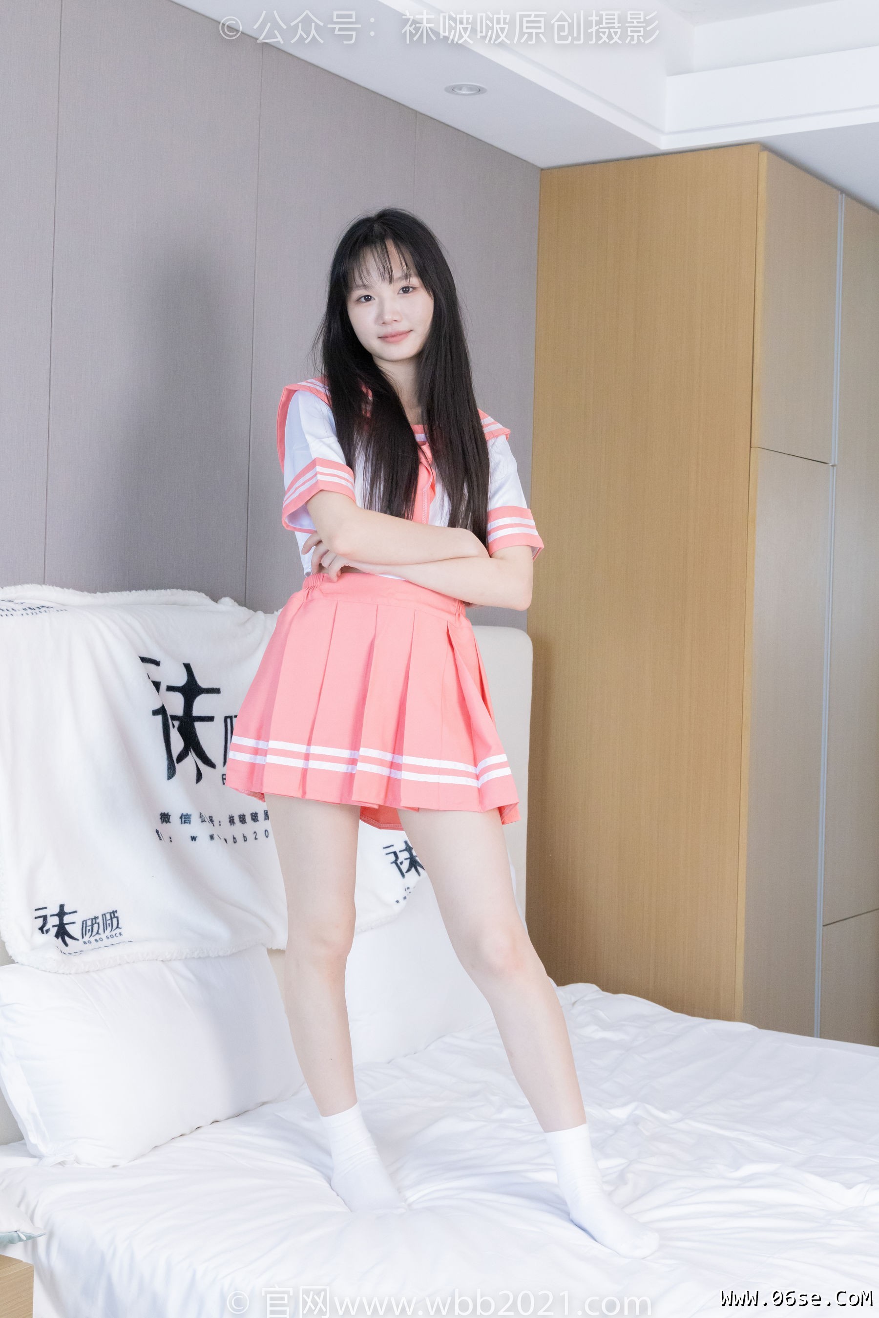 图片[152]-BoBoSocks袜啵啵 No.429 甜甜圈 -板鞋、白棉袜、过膝白棉袜[159P]-六色网