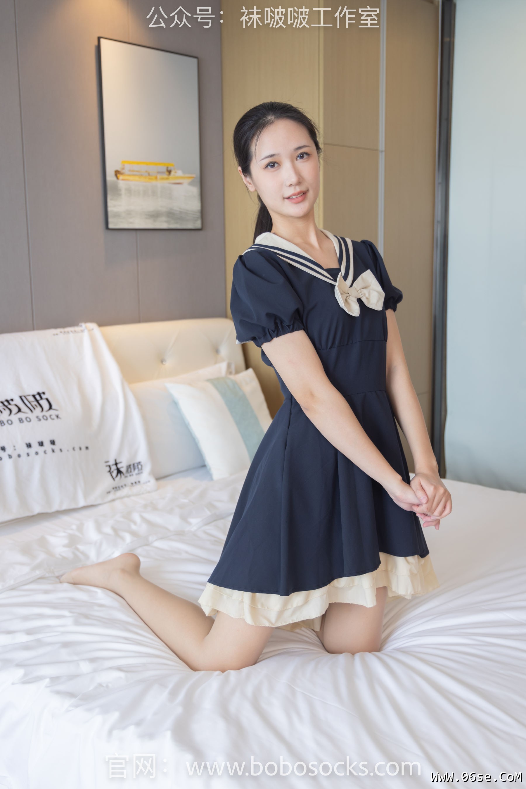 图片[83]-BoBoSocks袜啵啵 No.107 小安-平底鞋、白棉袜、肉丝[140P]-六色网