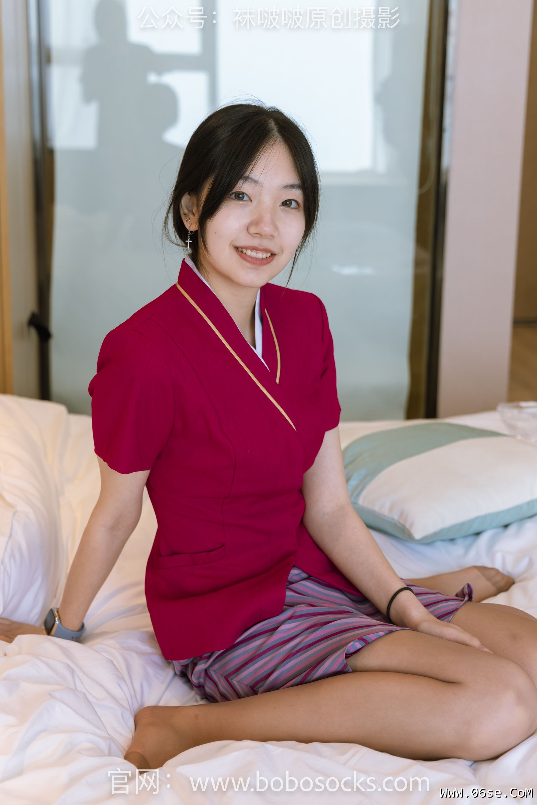 图片[29]-BoBoSocks袜啵啵 No.159 小甜豆-平底鞋、咖啡丝、空姐制服[138P]-六色网