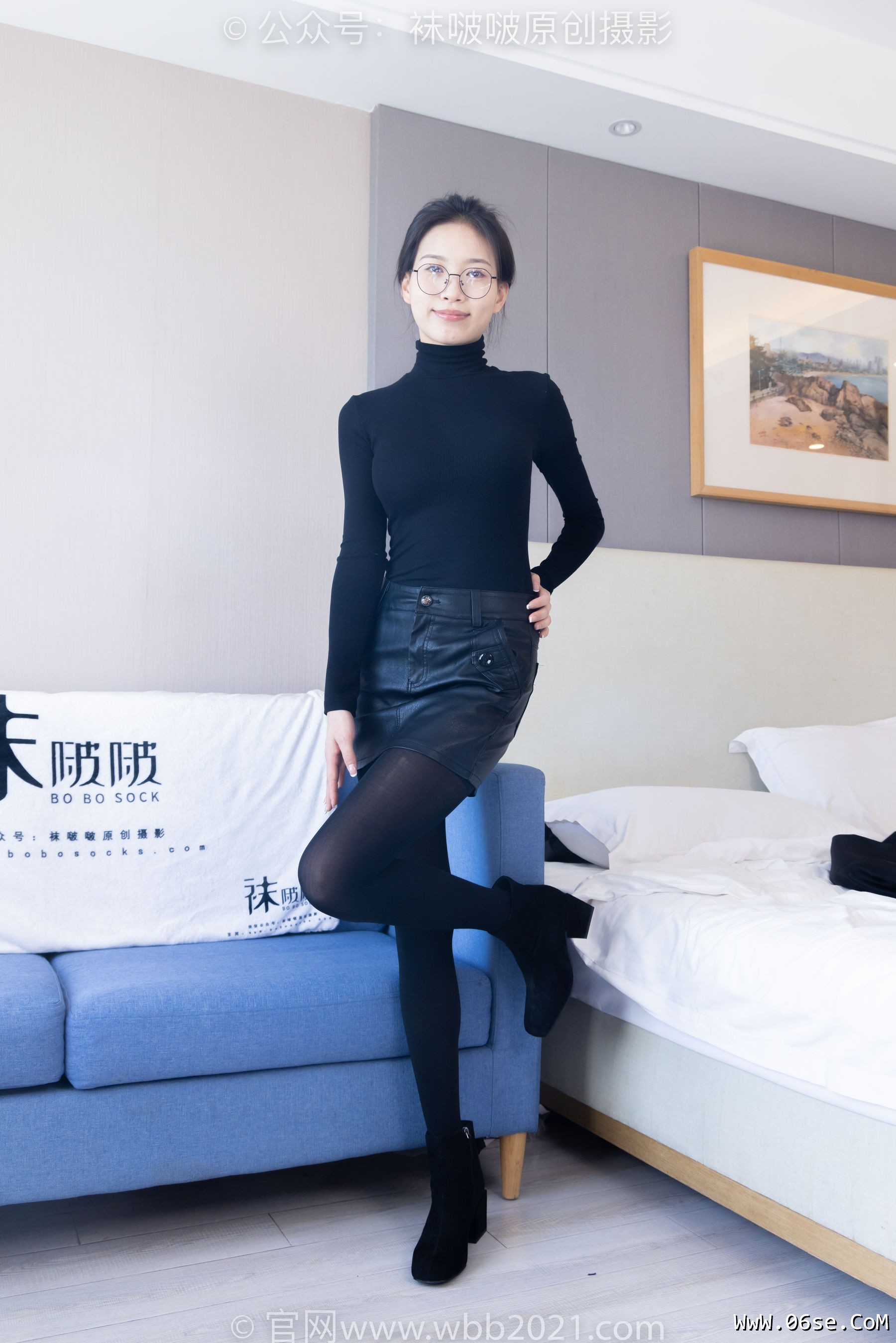 图片[97]-BoBoSocks袜啵啵 No.365 芝士 -短靴、平底鞋、厚黑丝、厚灰丝[140P]-六色网