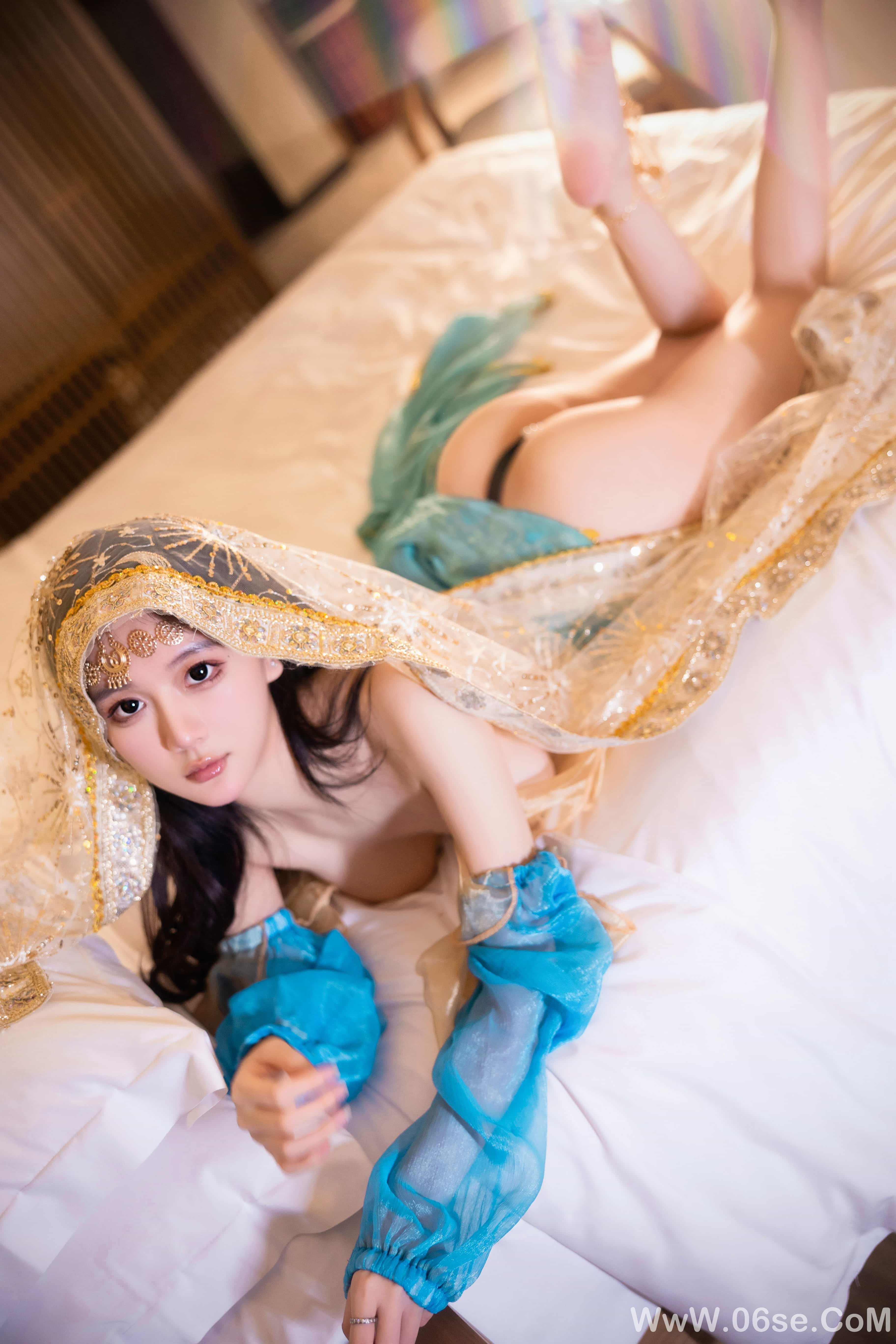 图片[77]-谢小蒽(幼幼) – 西域舞娘写真[92P]-六色网