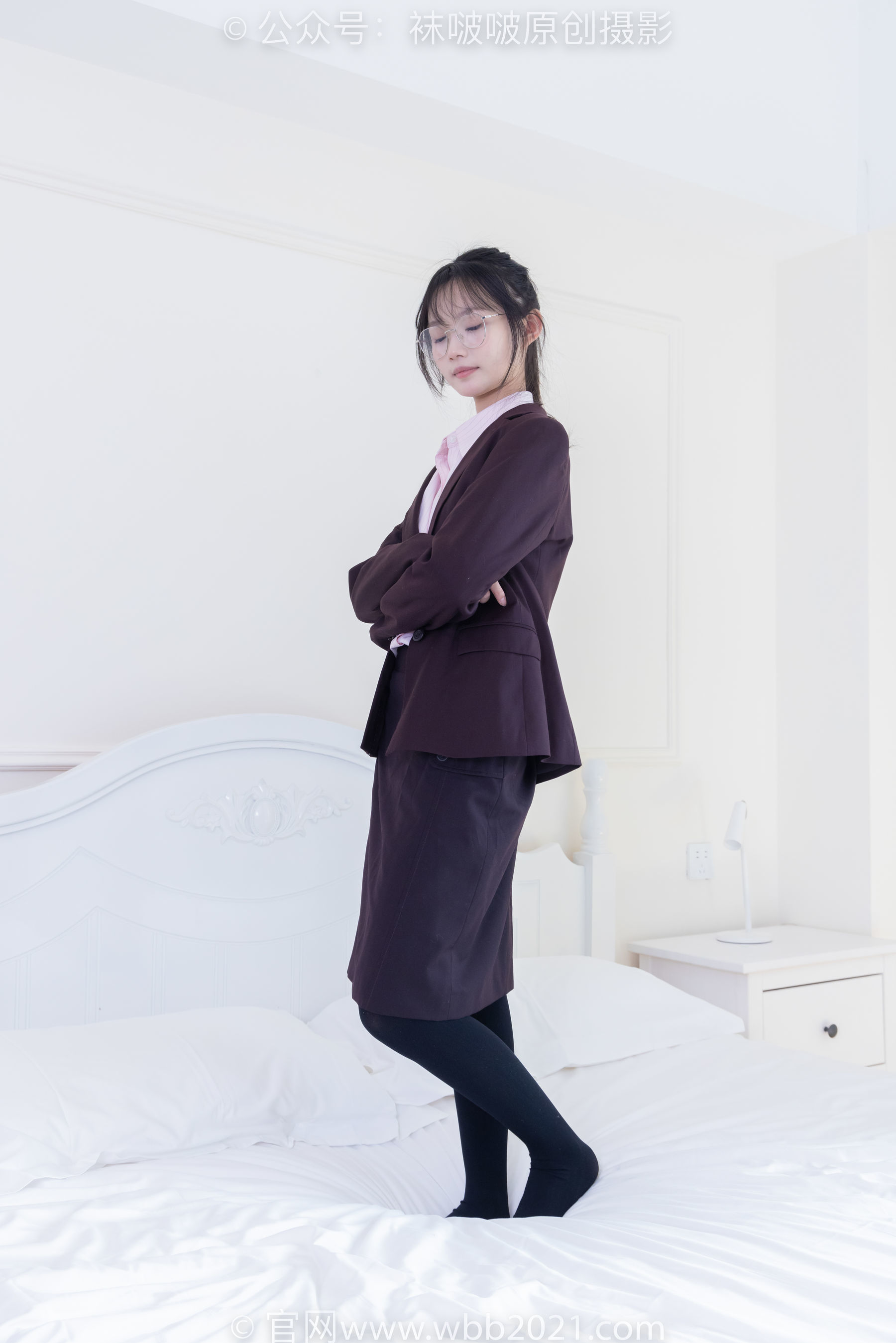 图片[114]-BoBoSocks袜啵啵 No.362 甜甜圈 -两双皮鞋、厚肉丝、厚黑丝、ol制服[230P]-六色网