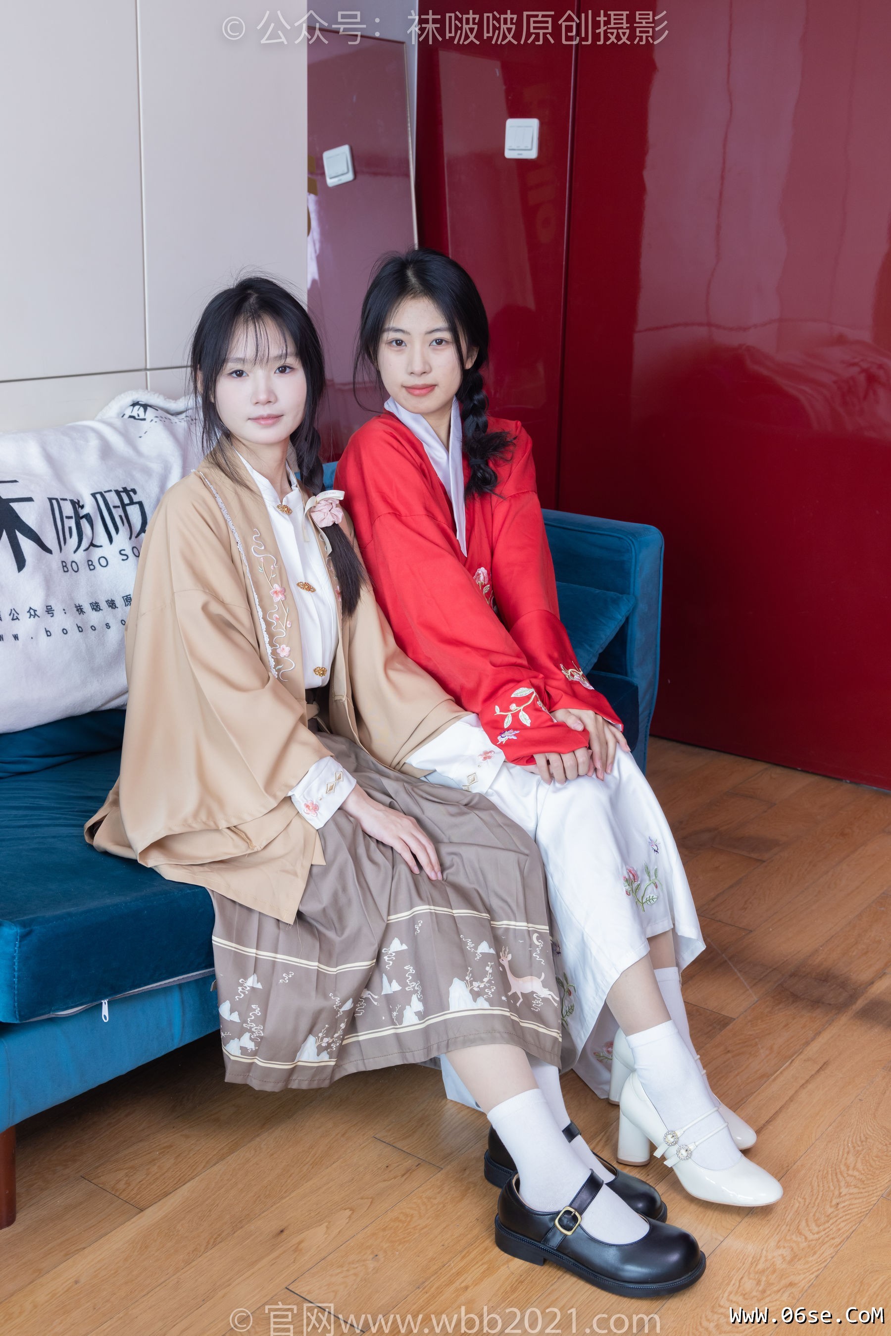 图片[46]-BoBoSocks袜啵啵 No.400 奶油&甜甜圈 -两双高跟鞋、白棉袜、肉丝[158P]-六色网