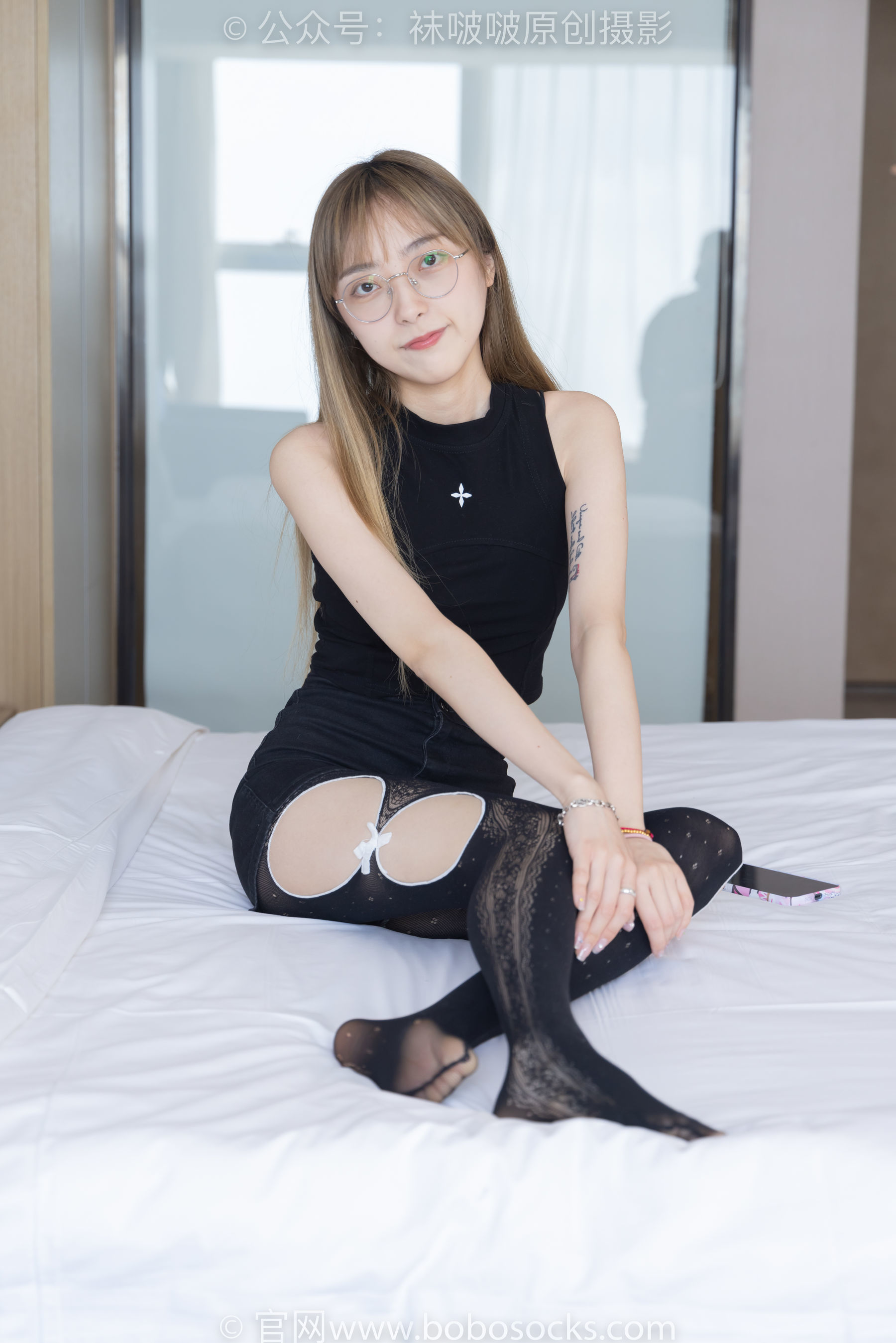 图片[65]-BoBoSocks袜啵啵 No.219 稚予-板鞋、拖鞋、厚黑丝、蕾丝黑丝[140P]-六色网