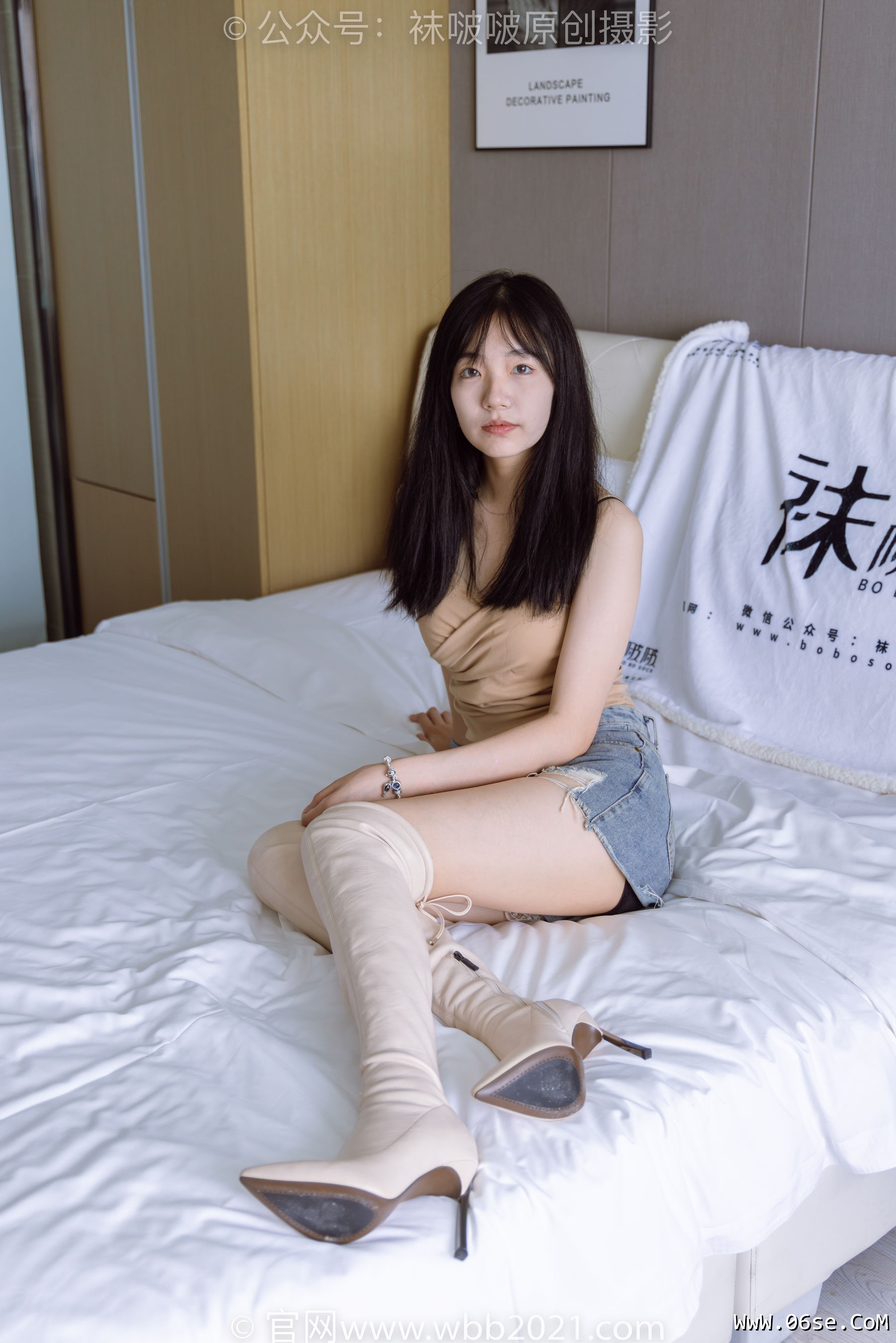 图片[146]-BoBoSocks袜啵啵 No.441 小甜豆 -高跟长靴、白棉袜、裸足[179P]-六色网