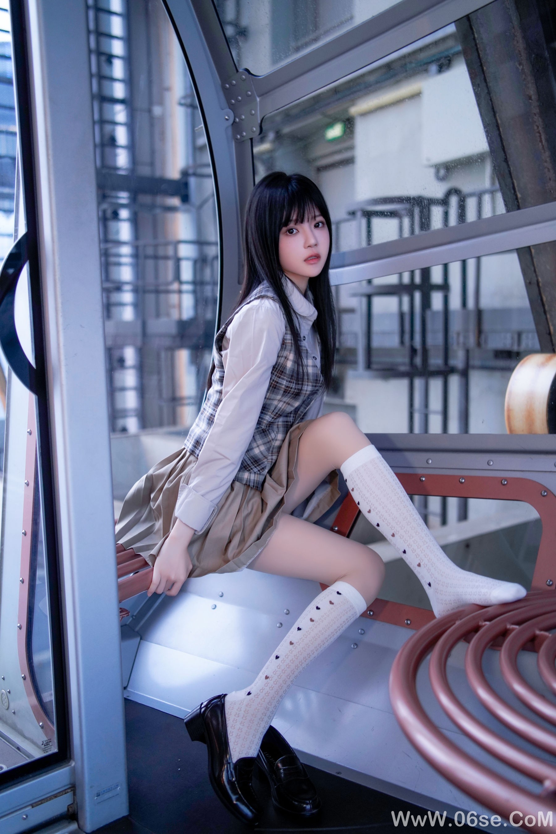图片[8]-桜桃喵 – 制服摩天轮[27P]-六色网