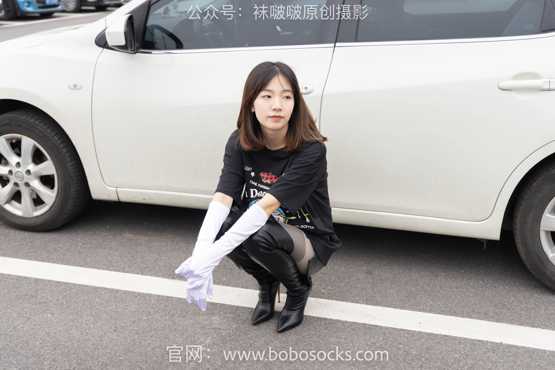 图片[57]-BoBoSocks袜啵啵 No.146 小甜豆-高跟长靴、黑色踩脚裤、肉丝[154P]-六色网