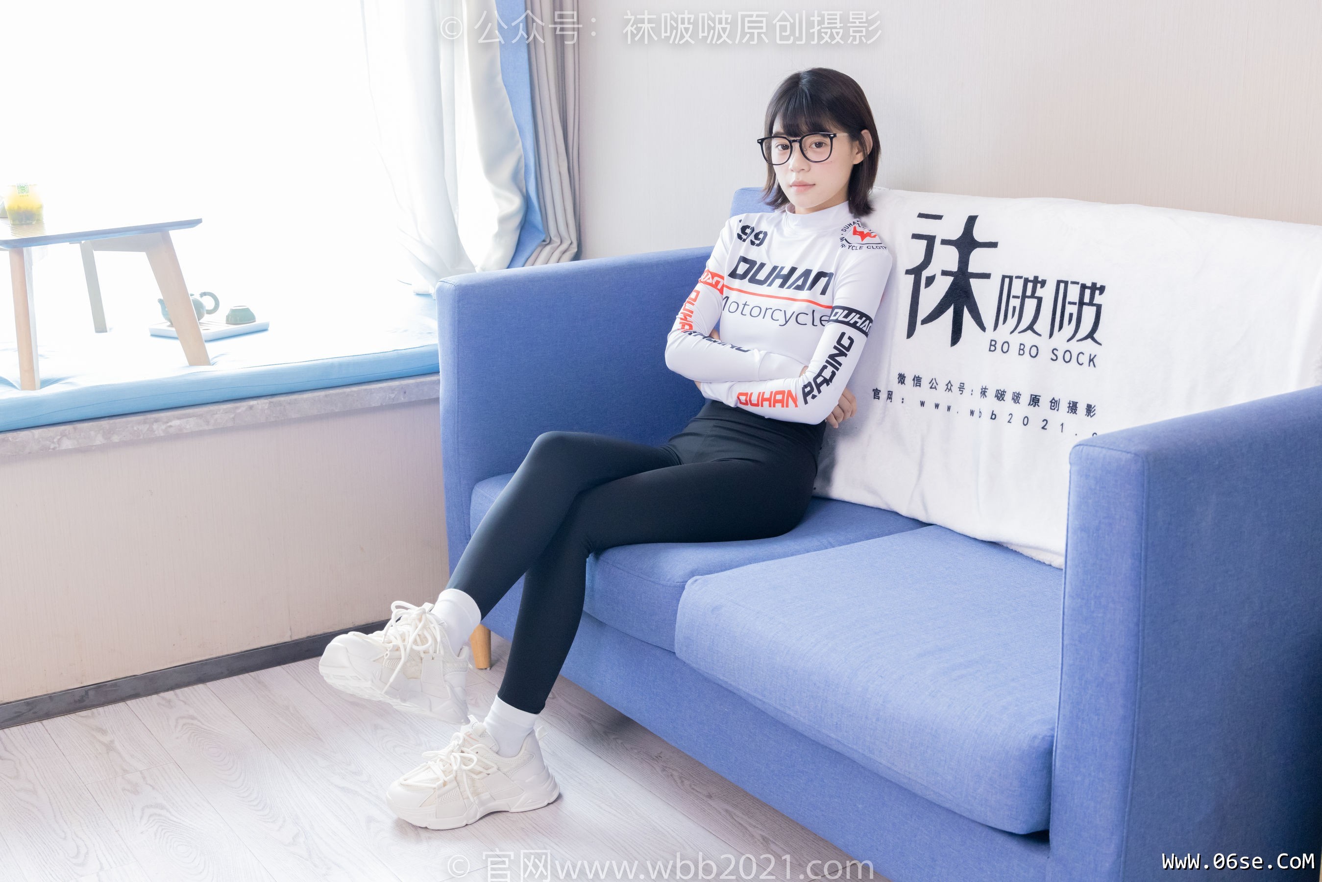 图片[73]-BoBoSocks袜啵啵 No.410 糯米 -运动鞋、白棉袜、肉丝、瑜伽裤裤里丝[145P]-六色网