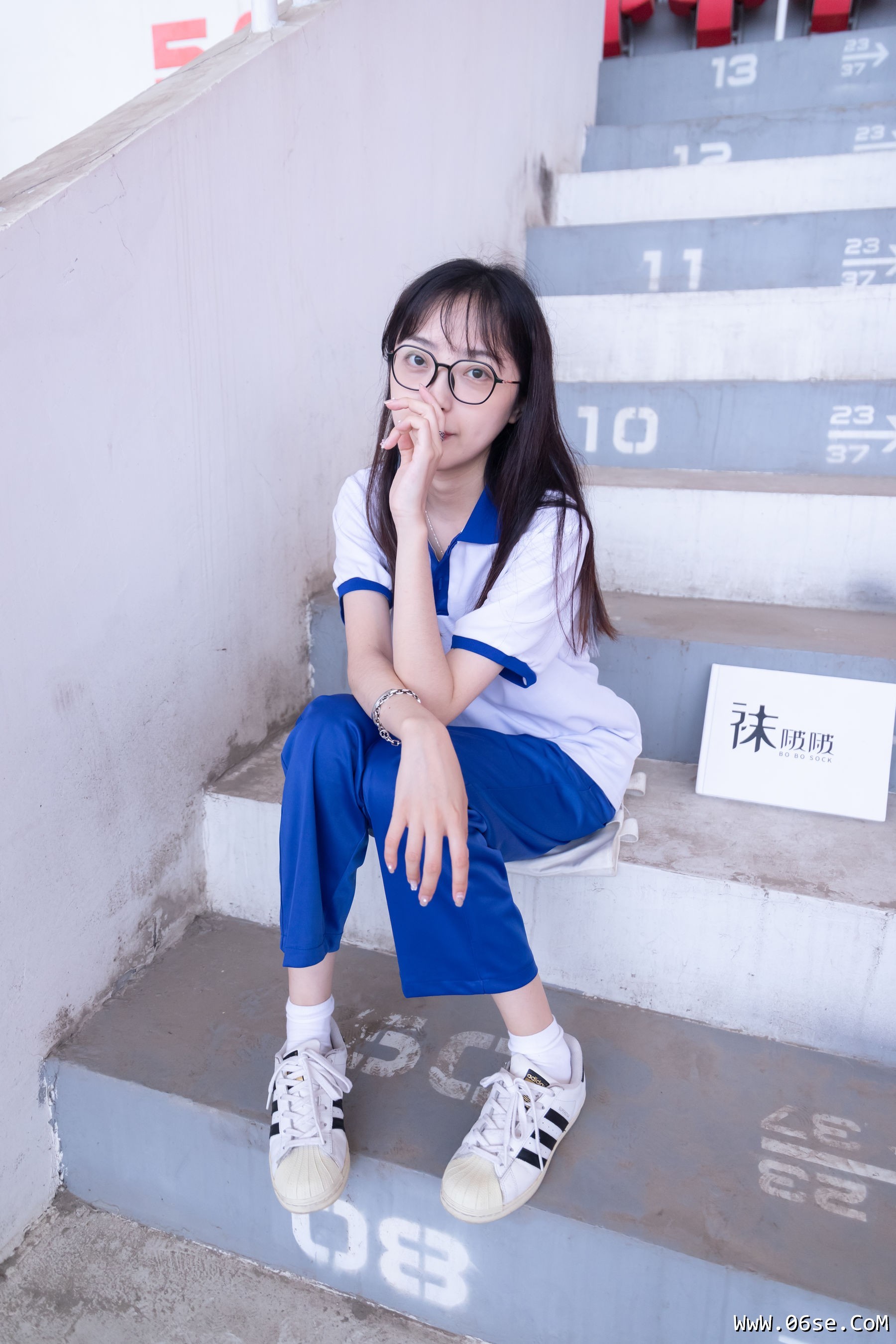 图片[19]-BoBoSocks袜啵啵 No.002 稚予-校服、贝壳头、白棉袜、裸足[139P]-六色网