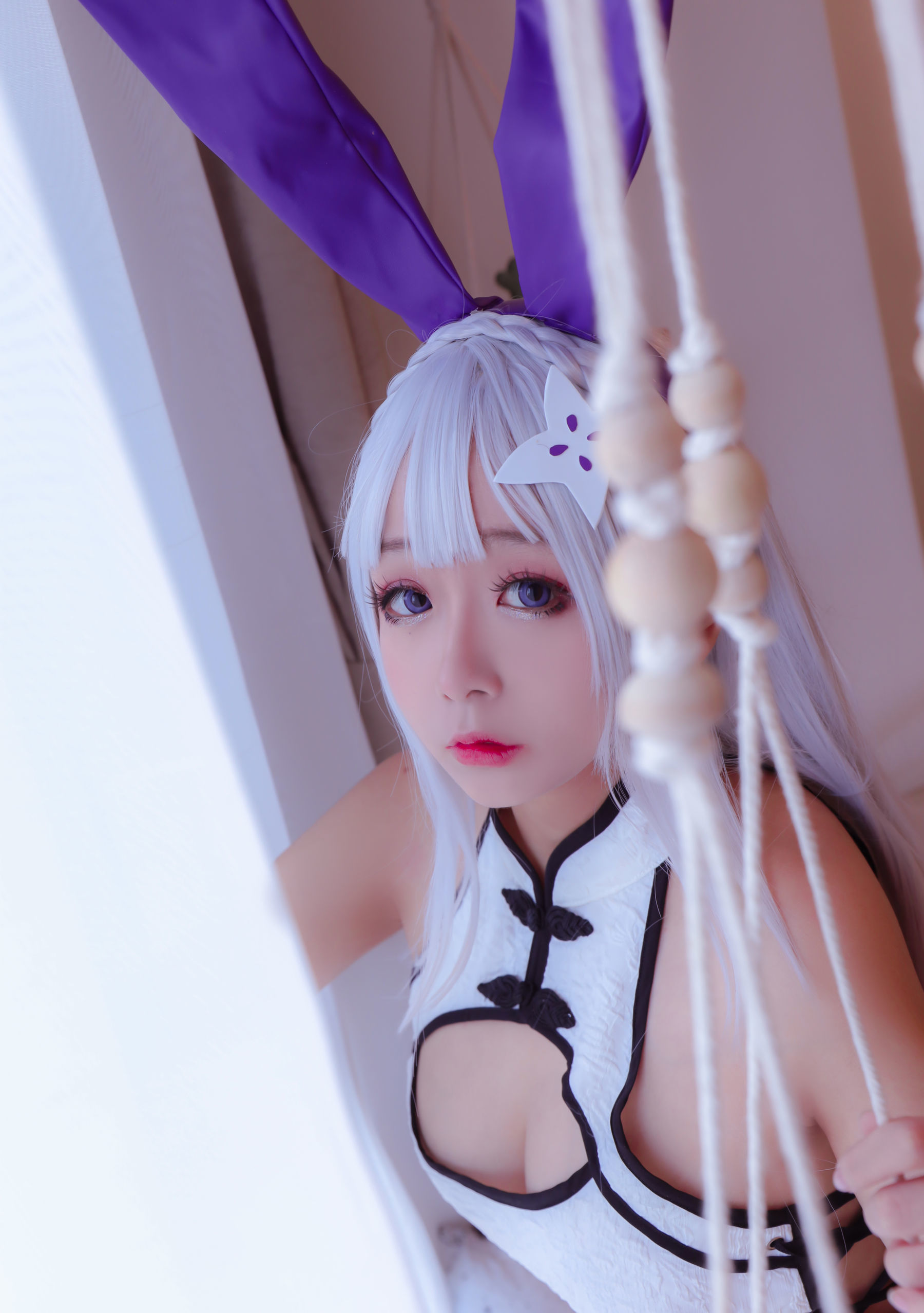 图片[27]-Cosplay日奈娇 白旗袍[42P]-六色网