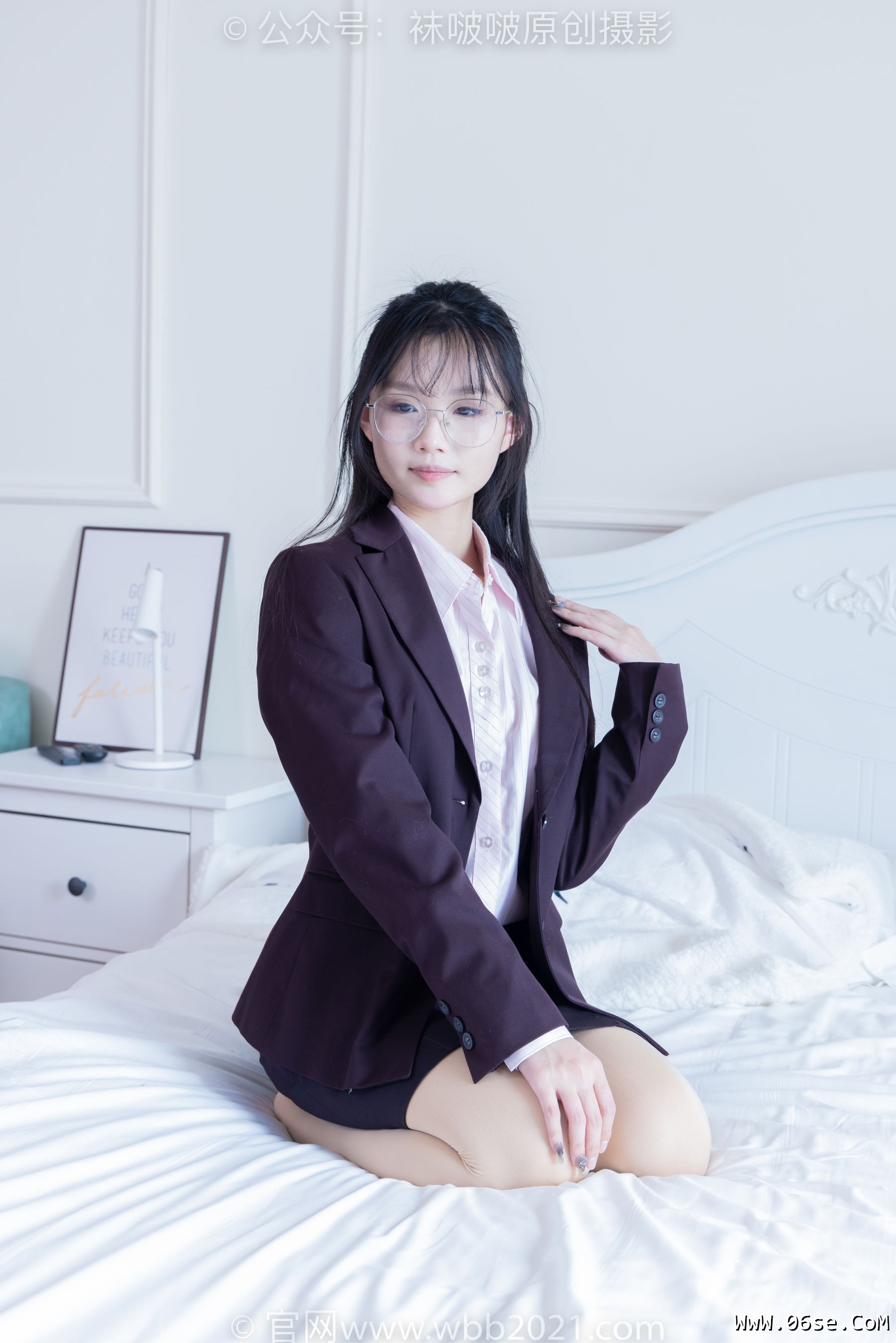 图片[207]-BoBoSocks袜啵啵 No.362 甜甜圈 -两双皮鞋、厚肉丝、厚黑丝、ol制服[230P]-六色网