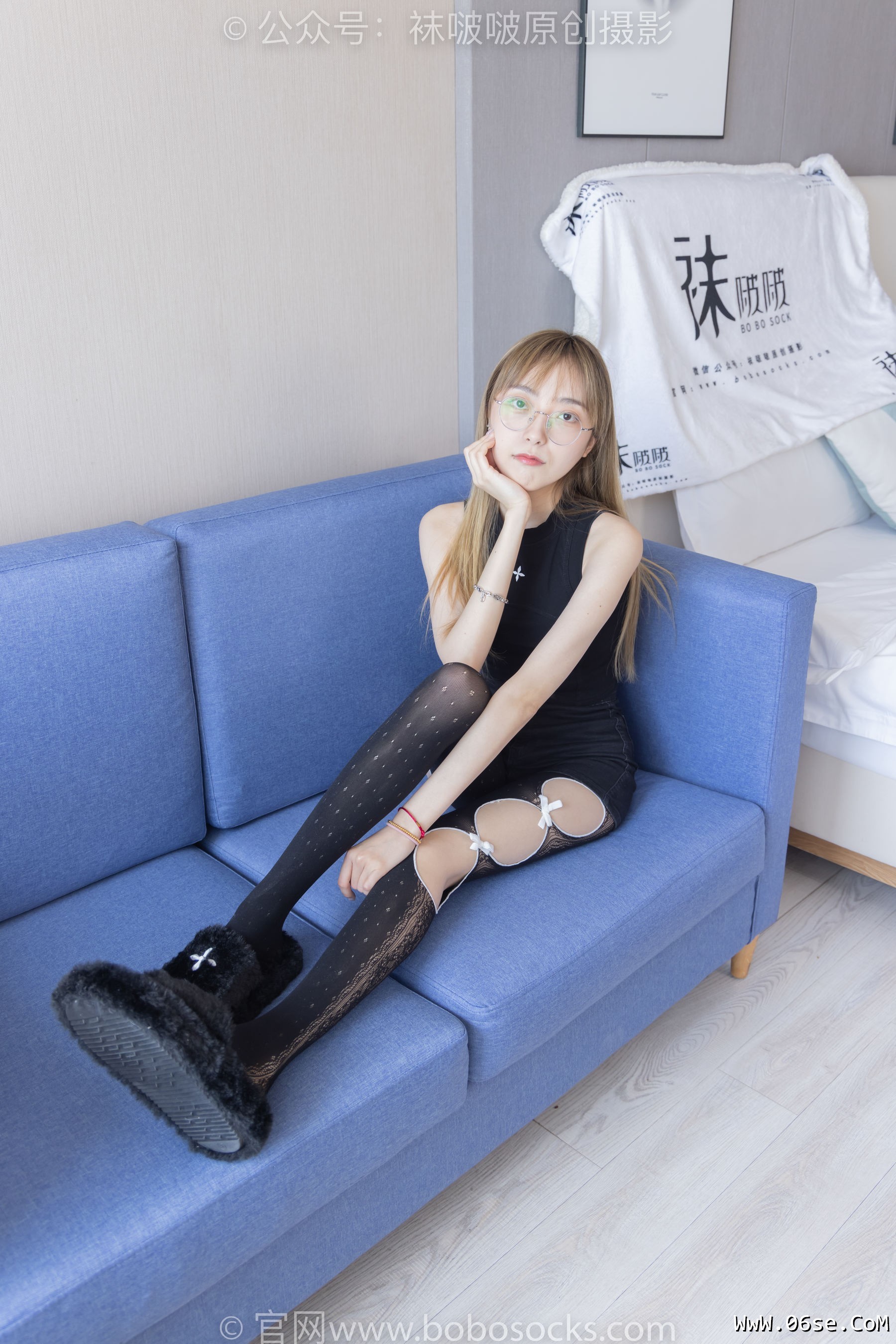 图片[130]-BoBoSocks袜啵啵 No.219 稚予-板鞋、拖鞋、厚黑丝、蕾丝黑丝[140P]-六色网