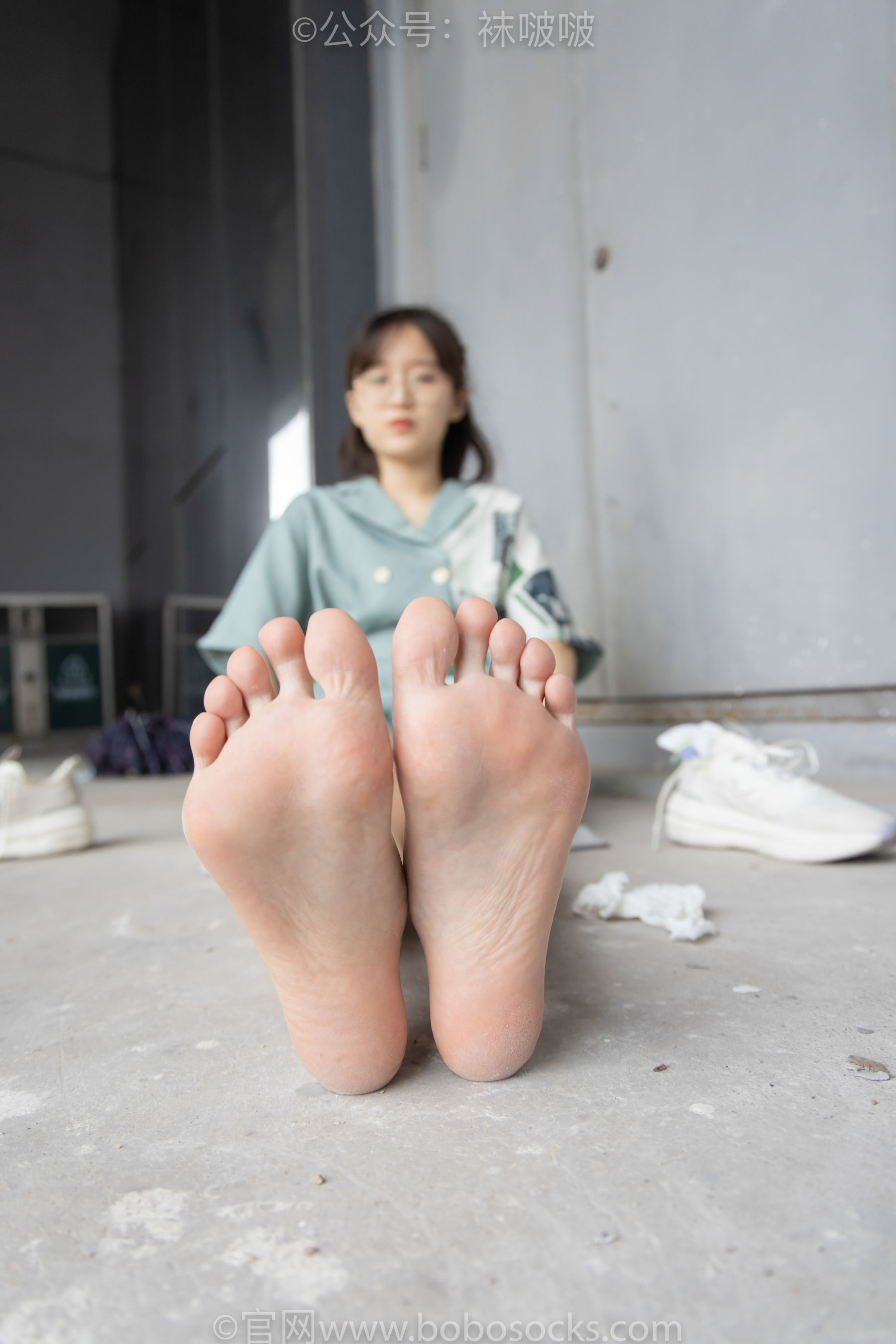 图片[137]-BoBoSocks袜啵啵 No.025 熊熊-安踏运动鞋、白色棉袜、裸足[146P]-六色网