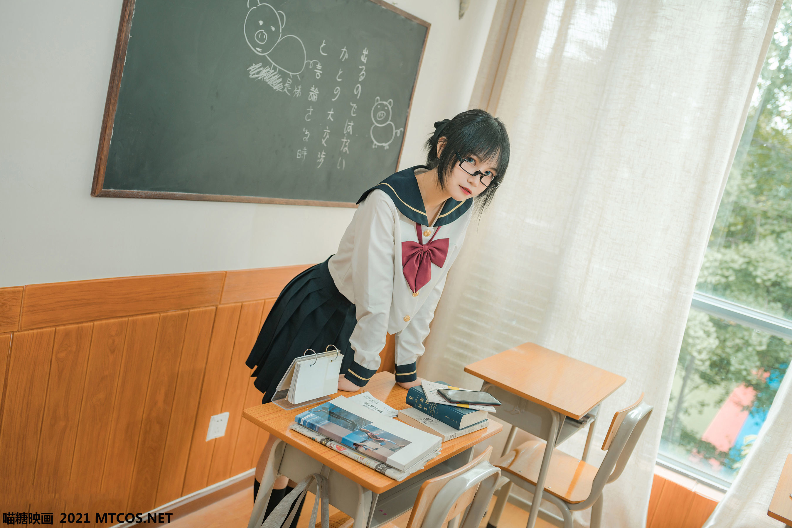 图片[17]-喵糖映画 VOL.459 慵懒的JK [29P]-六色网