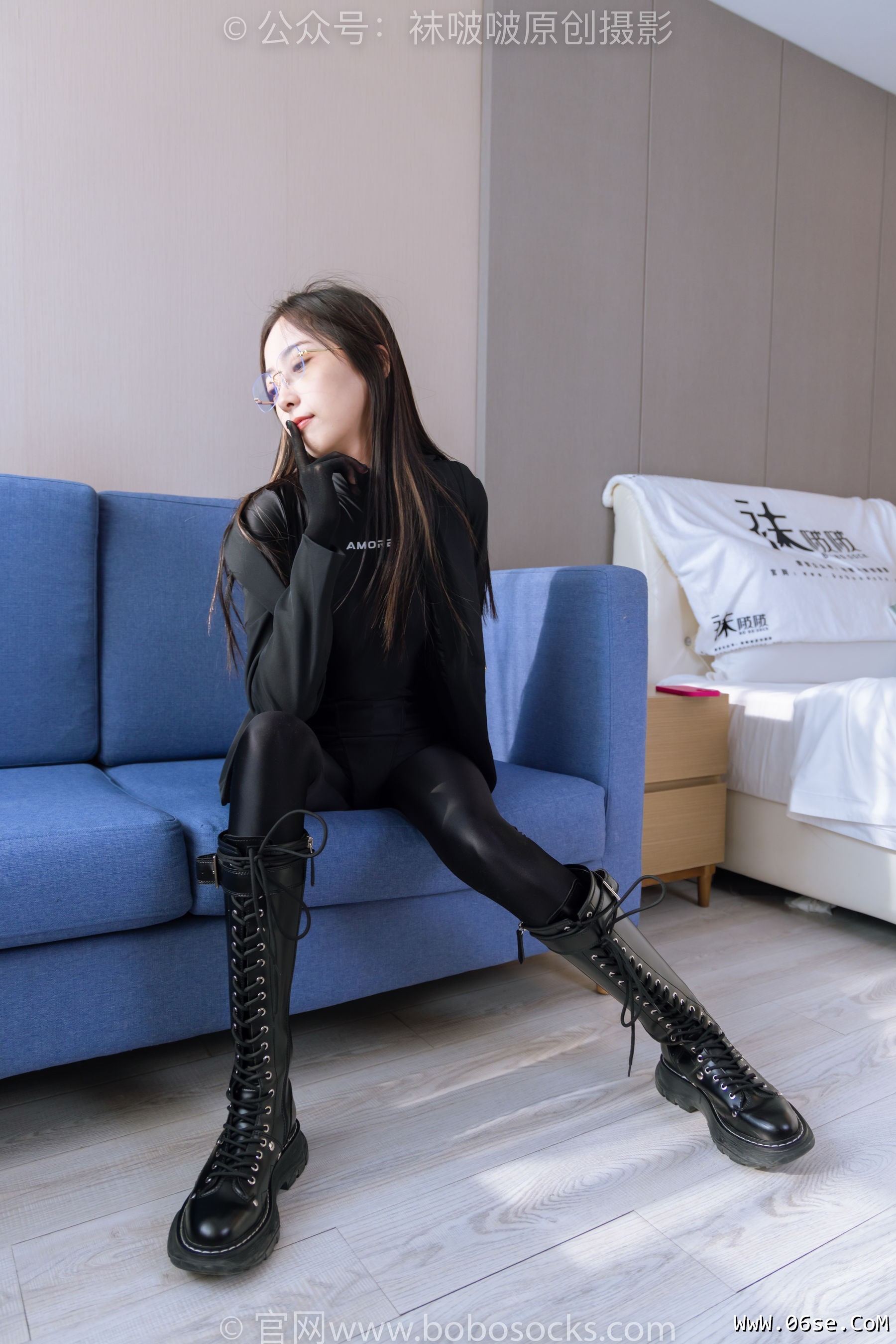 图片[70]-BoBoSocks袜啵啵 No.164 稚予-长靴、五指袜黑丝、裤里丝、连体服[139P]-六色网