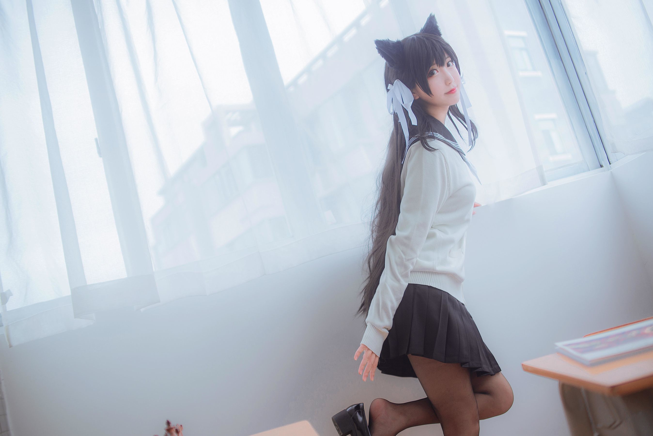 图片[2]-人气Coser黑川 獒犬制服[30P]-六色网