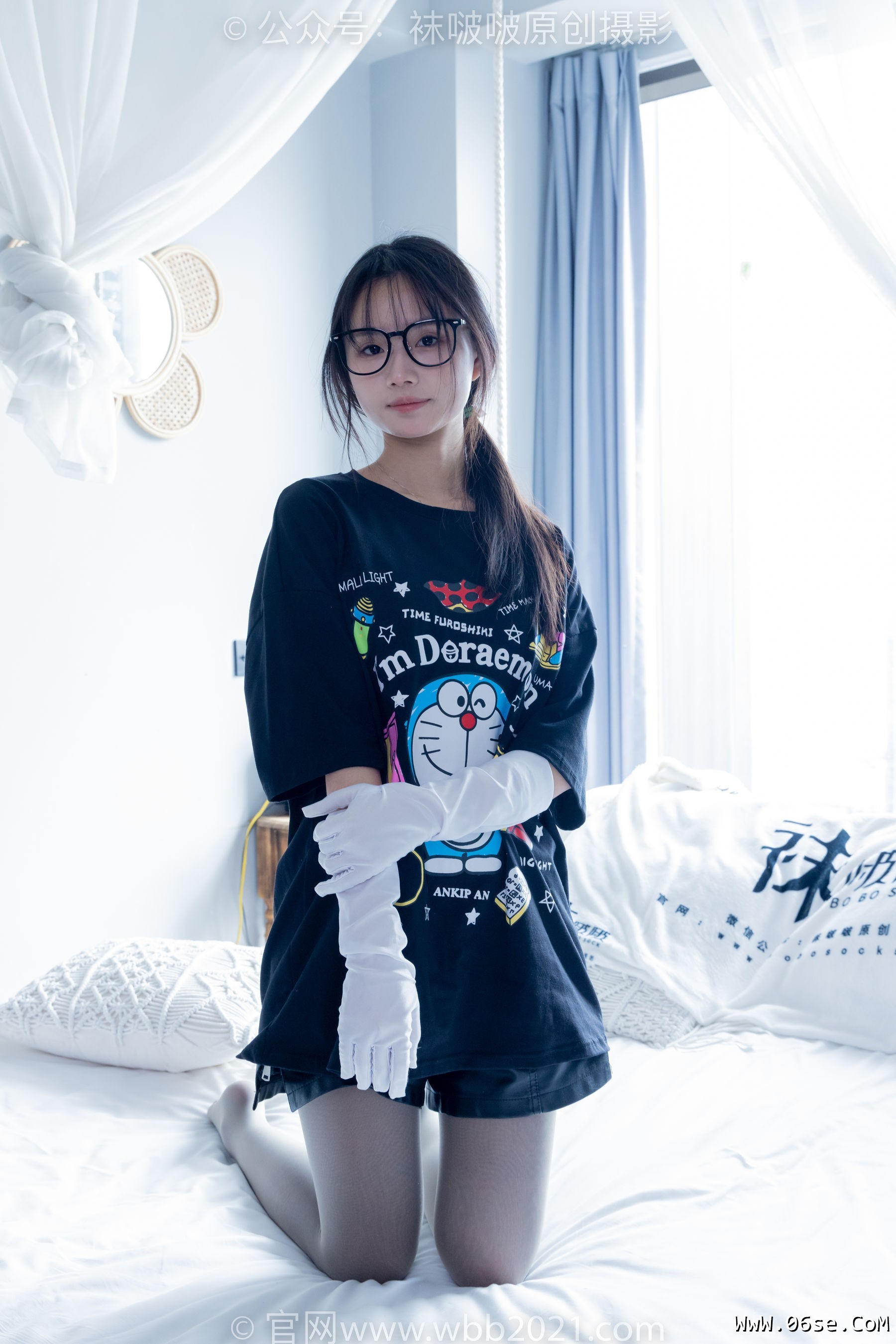 图片[150]-BoBoSocks袜啵啵 No.343 甜甜圈 -高跟长靴、黑丝打底、肉丝[150P]-六色网