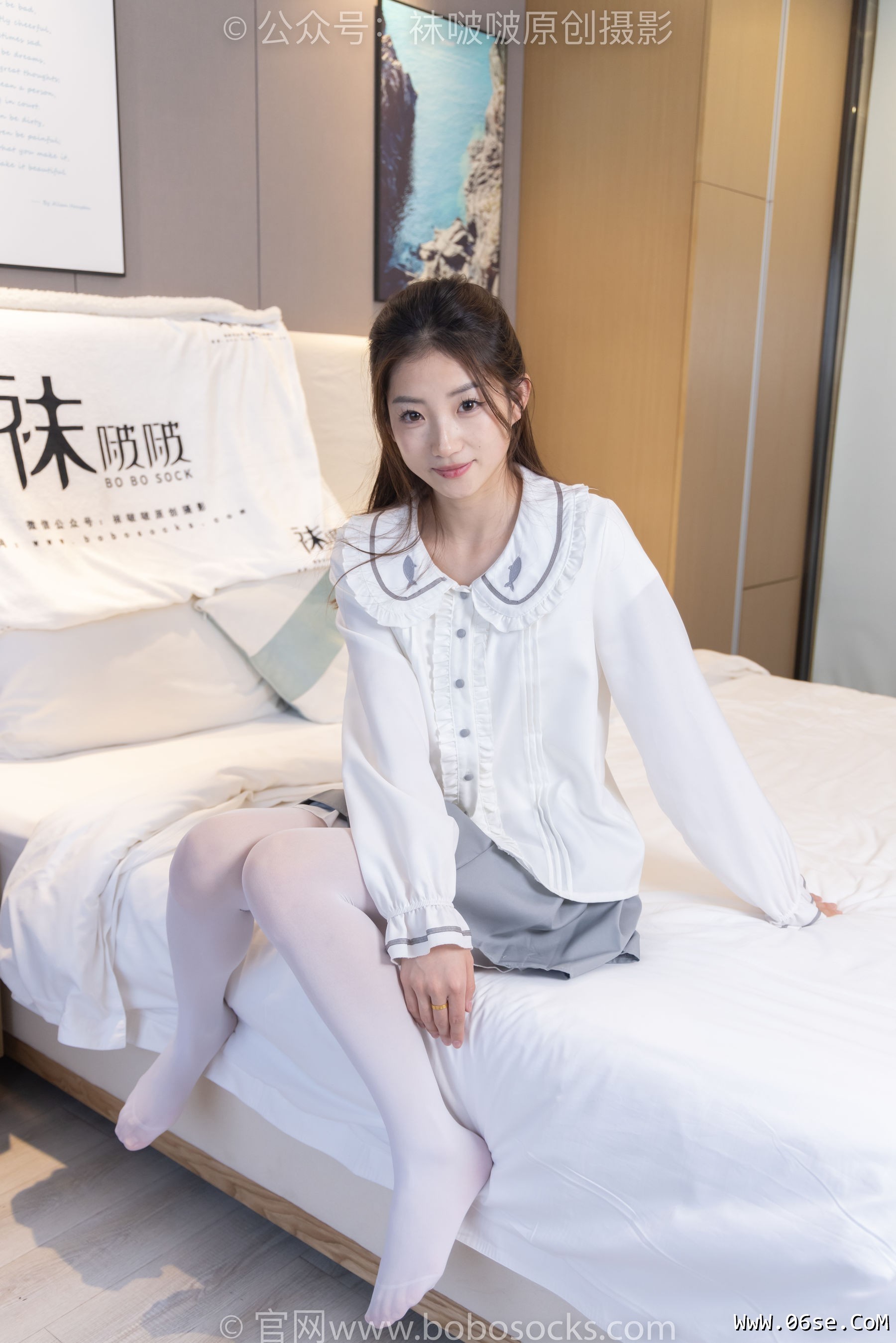 图片[117]-BoBoSocks袜啵啵 No.211 小沫 -高跟鞋、厚白丝[142P]-六色网