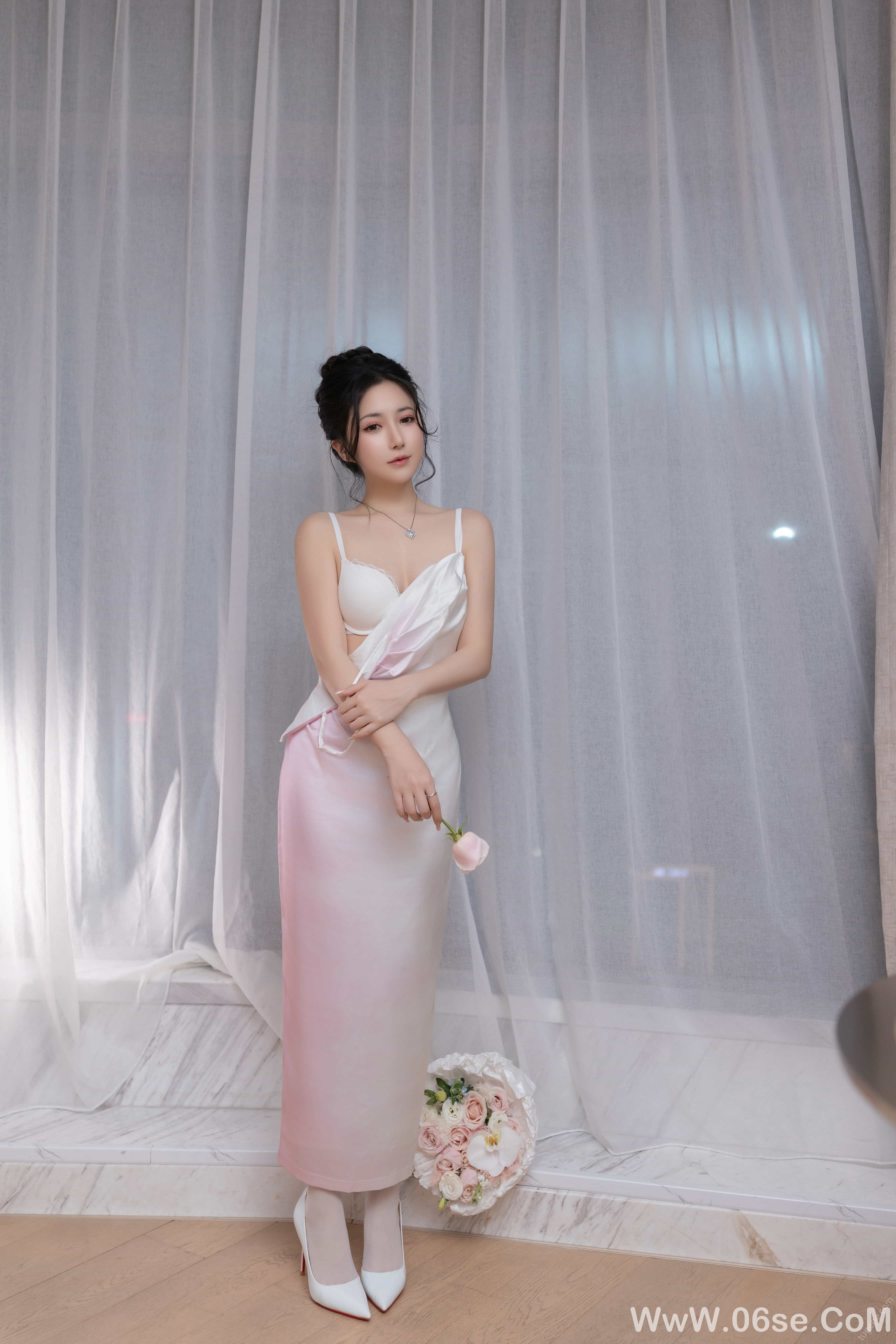 图片[76]-秀人名模鱼子酱Fish《许愿》写真[160P]-六色网