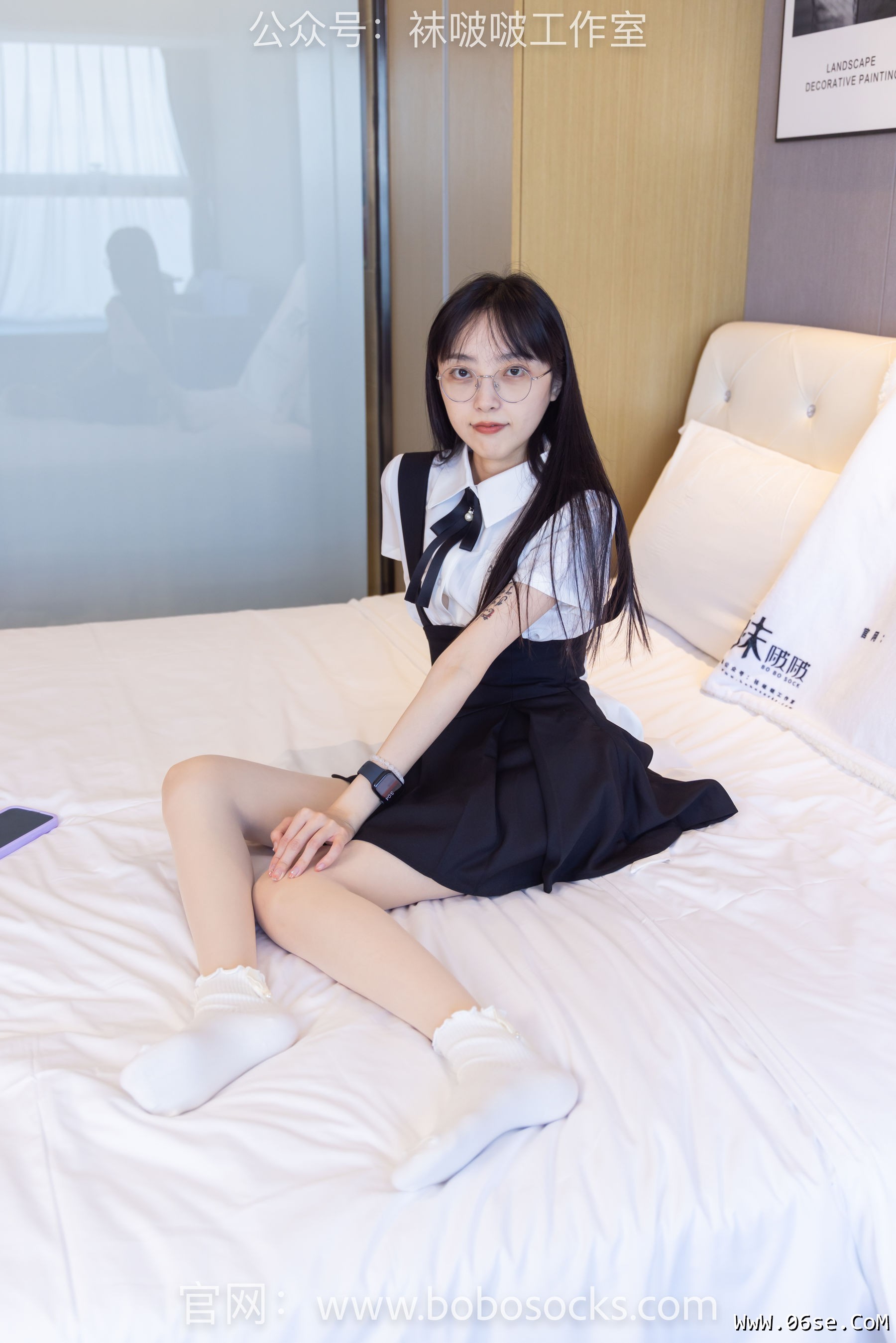 图片[104]-BoBoSocks袜啵啵 No.121 稚予-高跟鞋、白棉袜、肉丝[140P]-六色网