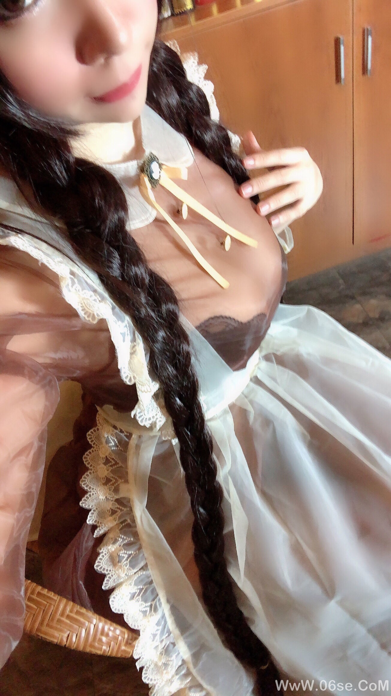 图片[44]-二次元巨乳美女鹿野希 透明女仆[97P]-六色网