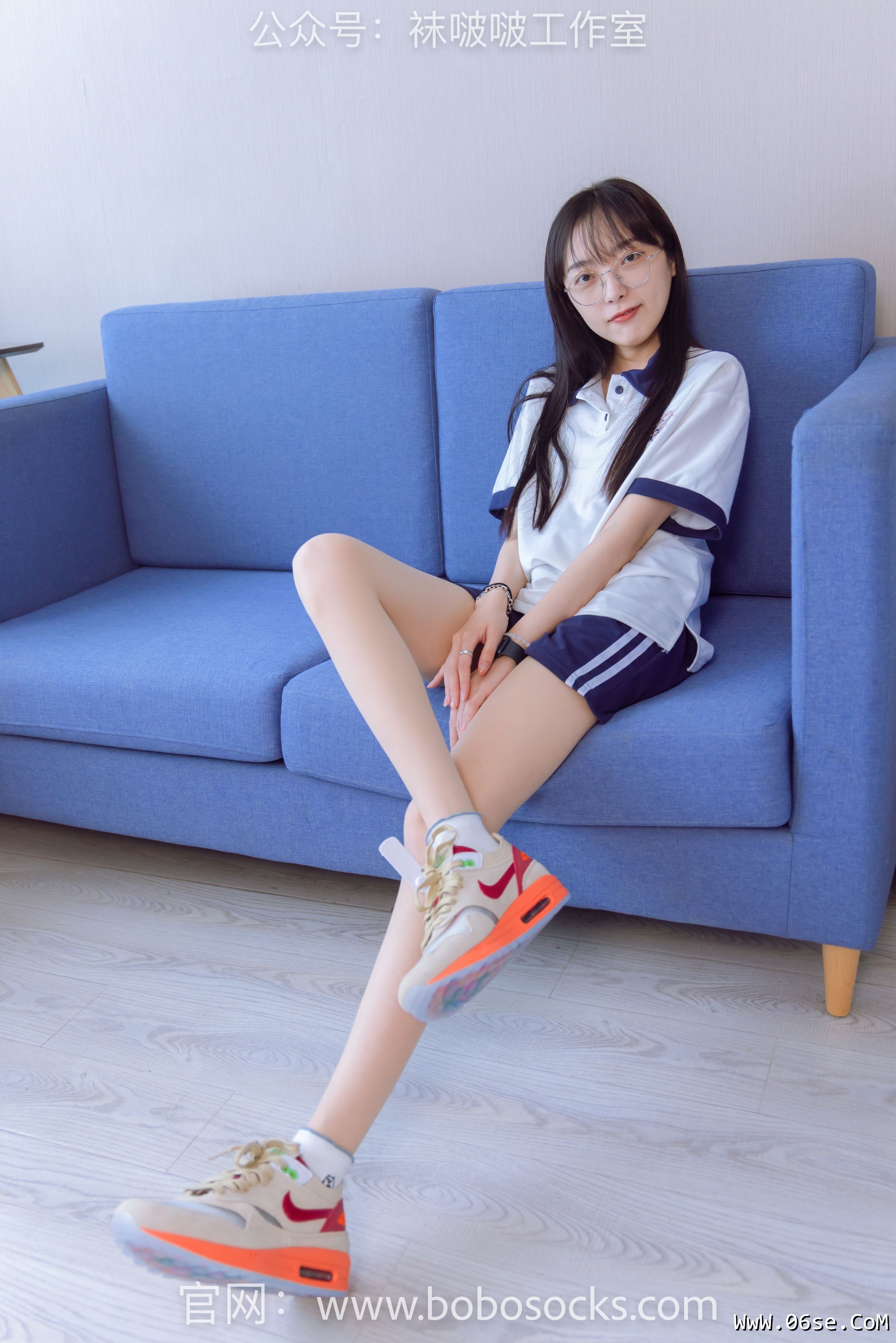 图片[61]-BoBoSocks袜啵啵 No.118 稚予-运动鞋、白棉袜、肉丝、踩小熊玩偶[140P]-六色网