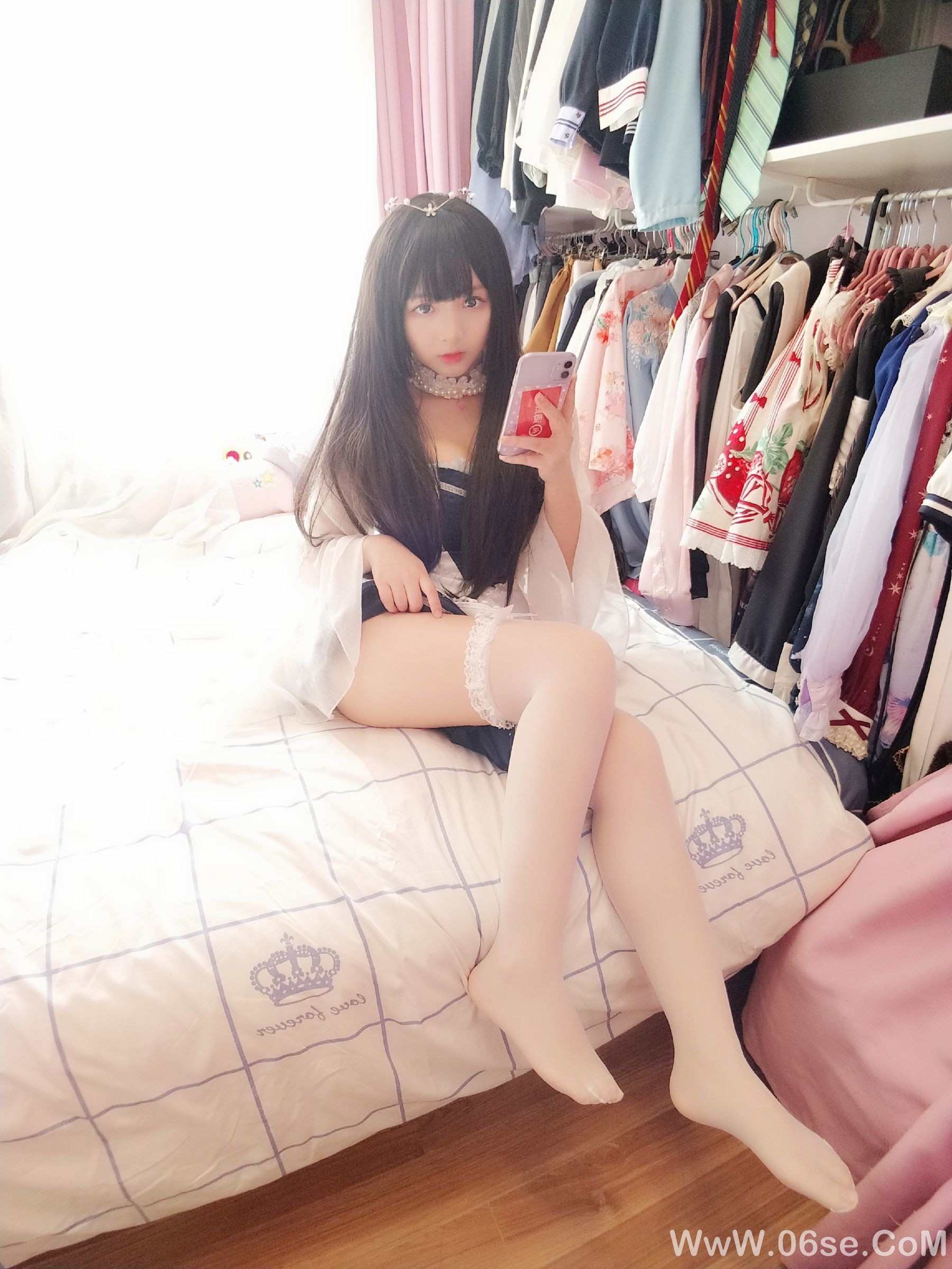 图片[6]-二次元美女古川kagura 白丝[44P]-六色网