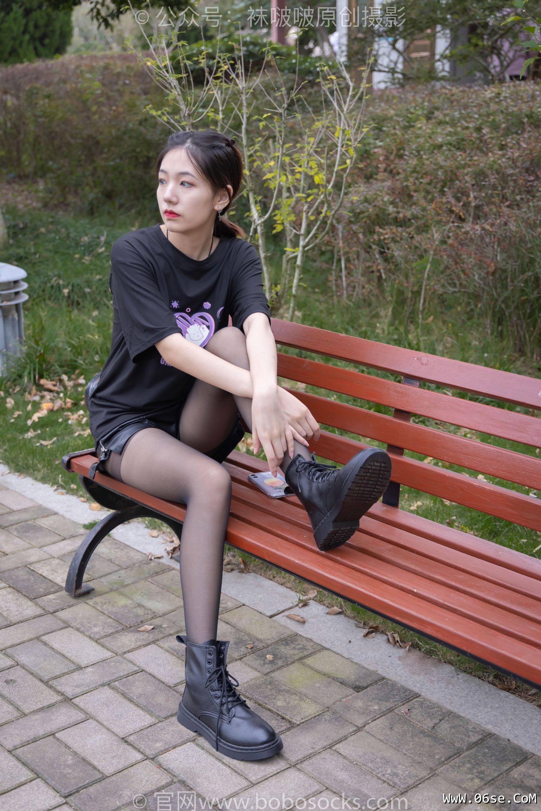 图片[48]-BoBoSocks袜啵啵 No.221 小甜豆-马丁靴、黑丝[133P]-六色网