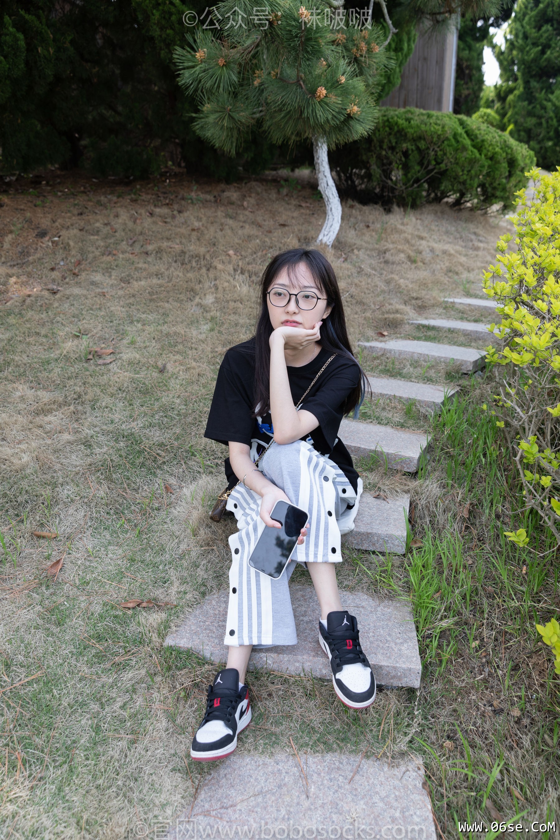 图片[13]-BoBoSocks袜啵啵 No.023 稚予-AJ、白色短棉袜、裸足[119P]-六色网