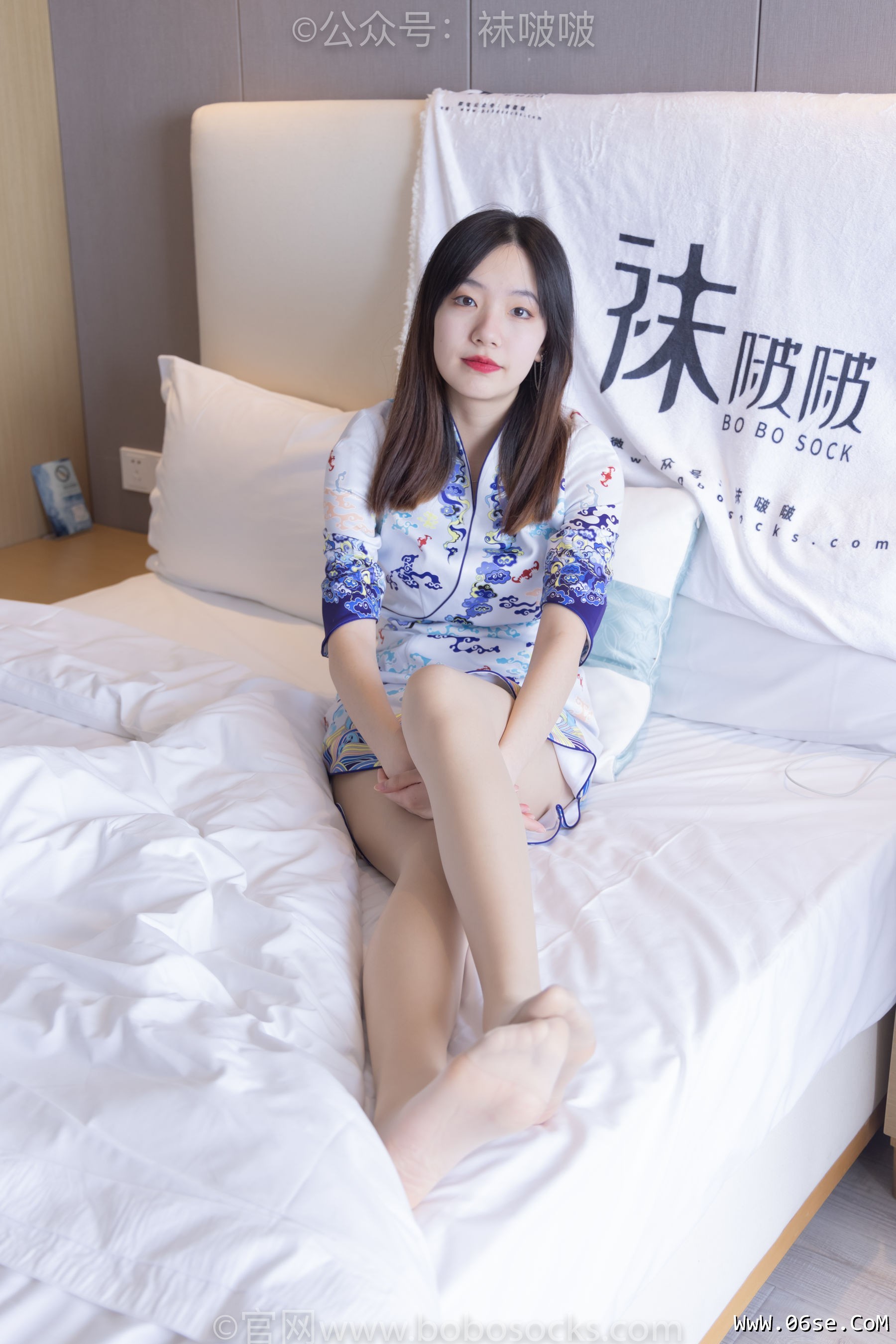 图片[65]-BoBoSocks袜啵啵 No.082 小甜豆-旗袍、皮底鞋、高跟鞋、肉丝、灰丝[140P]-六色网