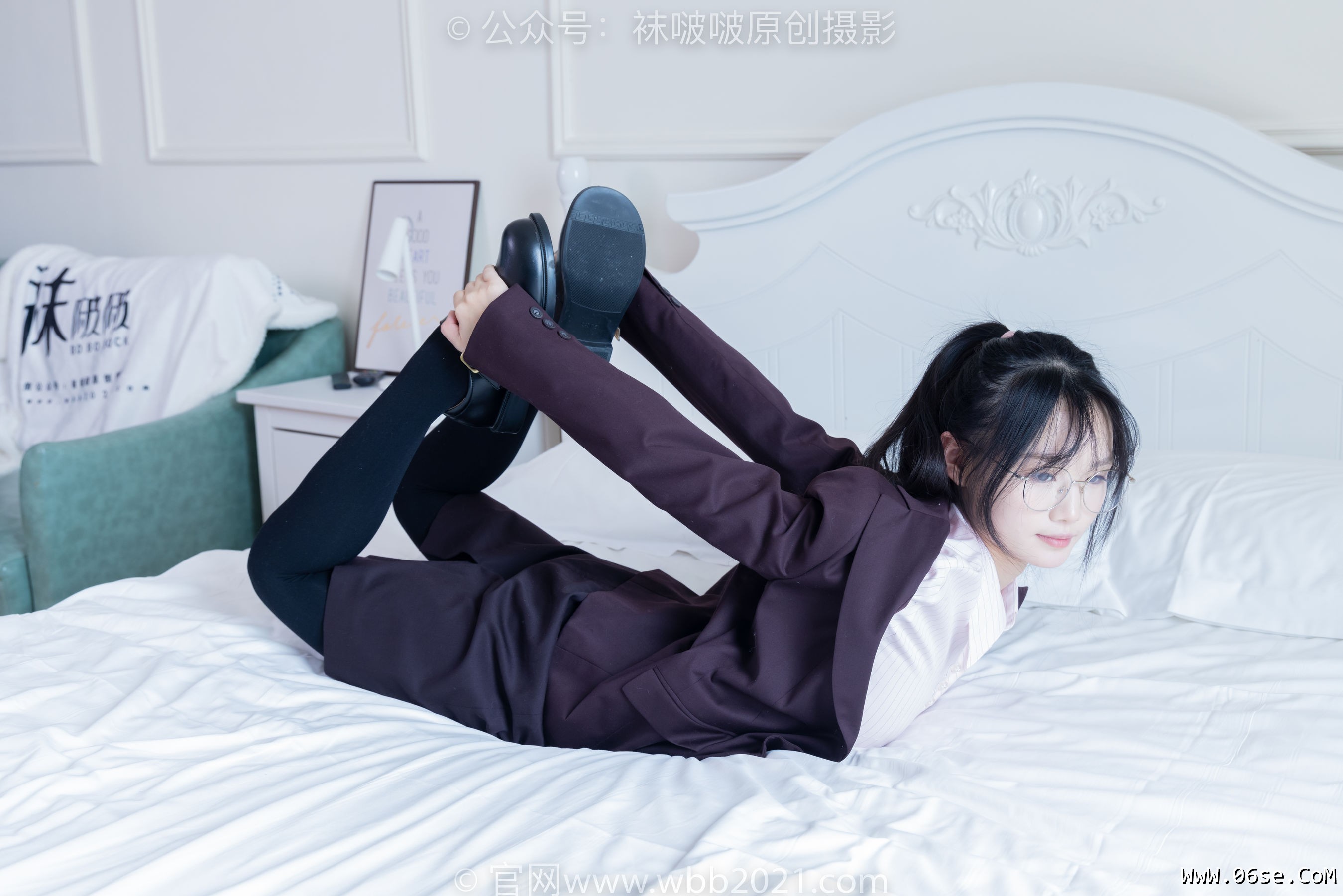 图片[69]-BoBoSocks袜啵啵 No.362 甜甜圈 -两双皮鞋、厚肉丝、厚黑丝、ol制服[230P]-六色网
