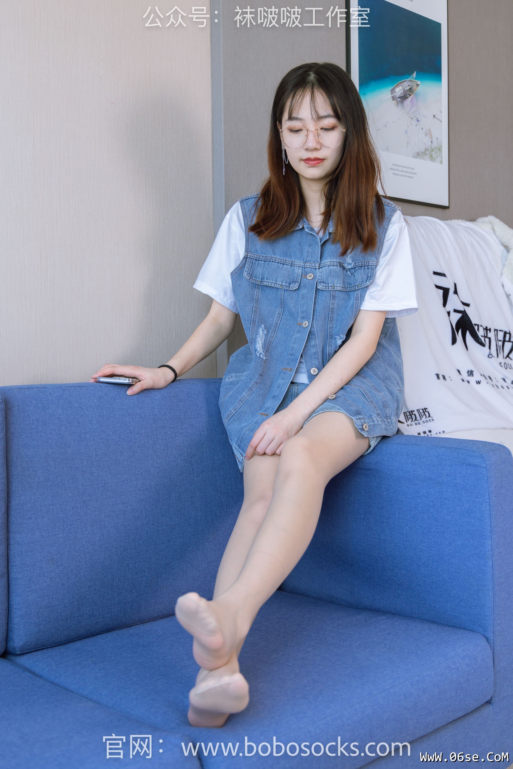 图片[39]-BoBoSocks袜啵啵 No.123 小甜豆-板鞋、白棉袜、肉丝[140P]-六色网